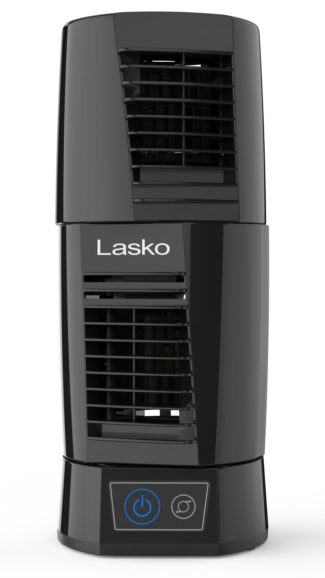 Lasko Wind Tower 12 Table Fan: Oscillating. 2-Speed. Pivoting. Black - Image 5