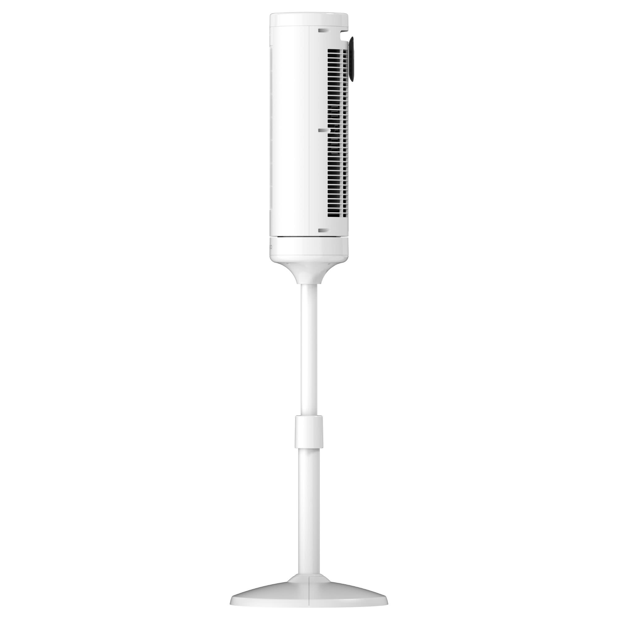 Lasko Rise 54 DC Pedestal Fan: Oscillating. 8-Speed. Remote. Timer. White - Image 16