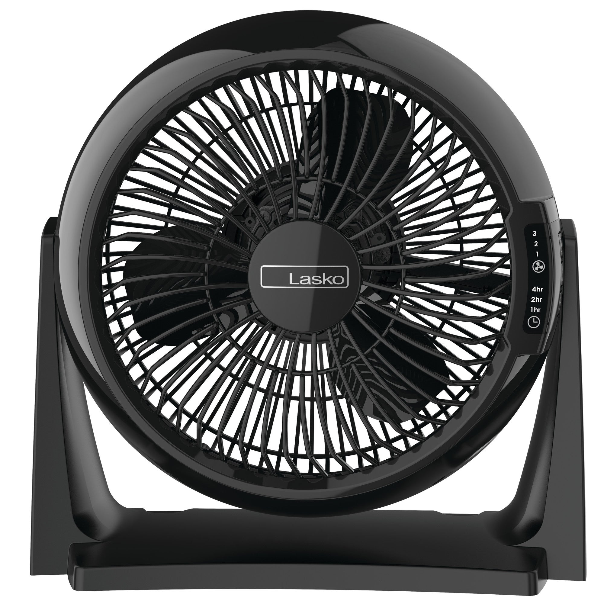 Lasko 10 Air Circulator Fan: Wall Mount. 3-Speed. Remote. Timer. Black - Image 3