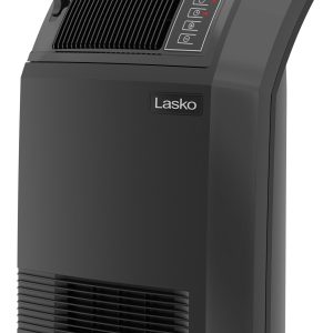 Lasko 23 Ceramic Console Space Heater: 2 Heat Settings. Remote. Timer. Adjustable Louvers. Thermostat. Black
