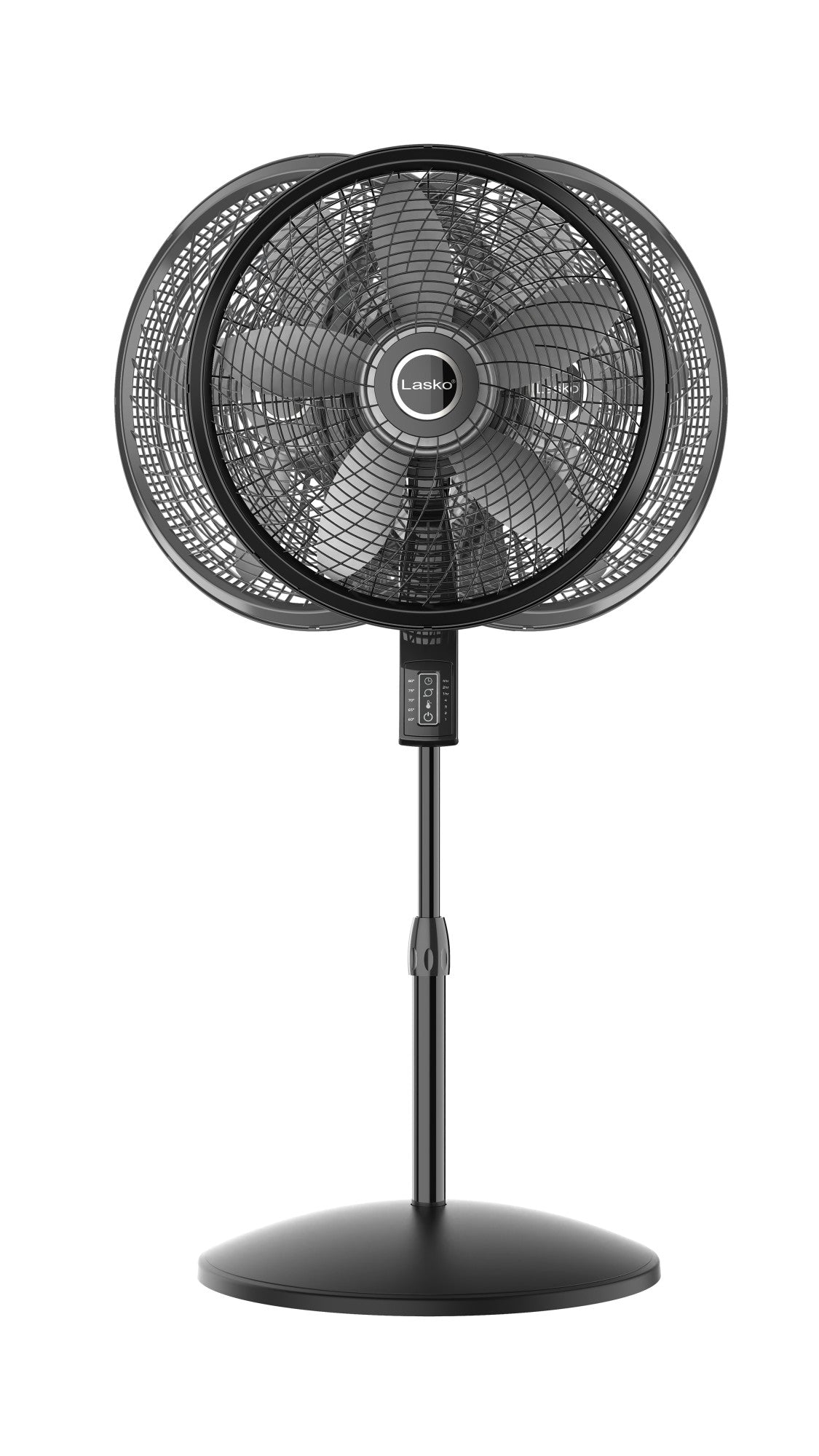 Lasko 18 Pedestal Fan: Oscillating. 4-Speed. Remote. Timer. Thermostat. Black - Image 5