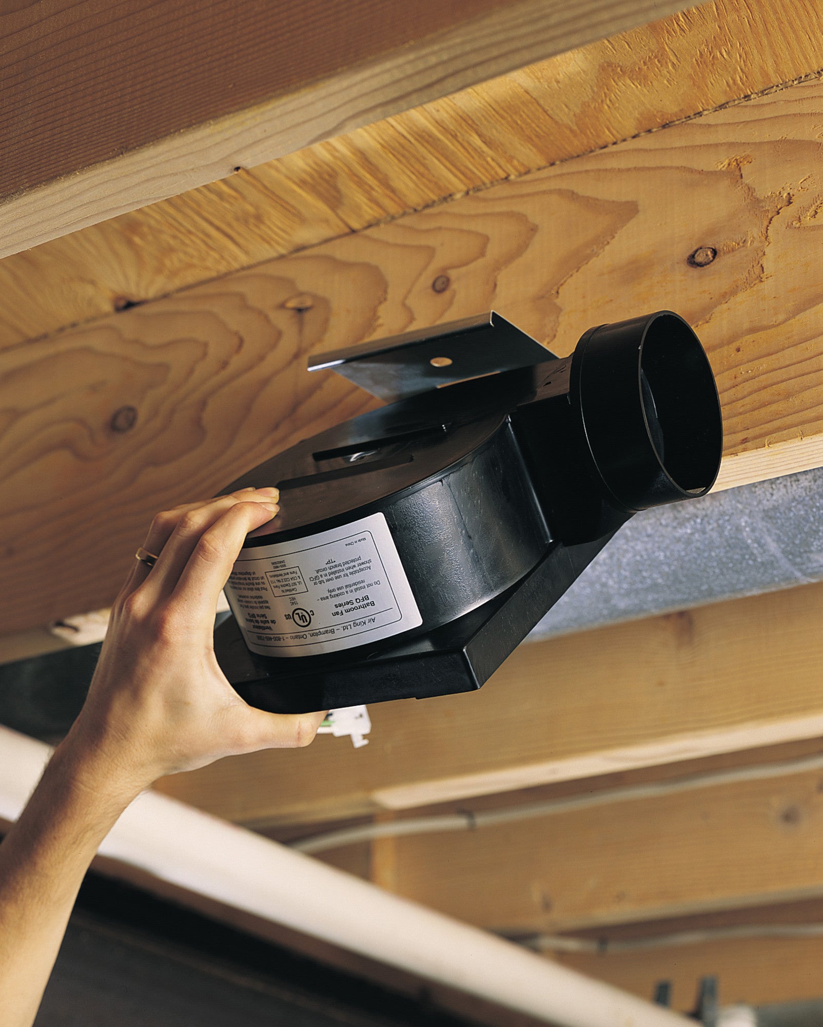 Air King 70 CFM Snap-In Exhaust Fan (ENERGY STAR Certified. ceiling mounted. light. white) - Image 12