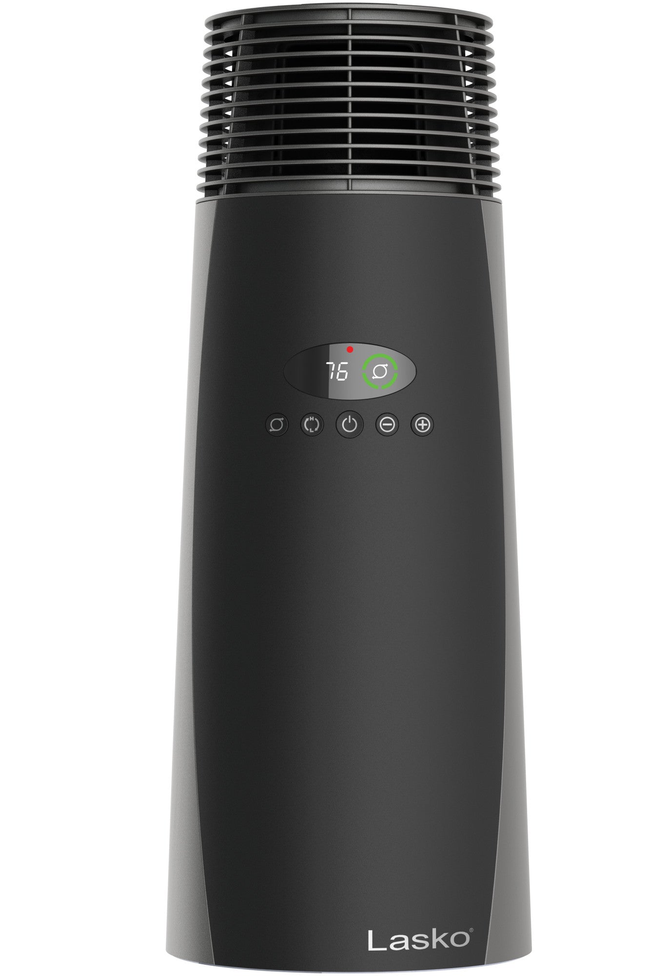 Lasko 22 Ceramic Tower Space Heater: Oscillating. 2 Heat Settings. Remote. Thermostat. Black