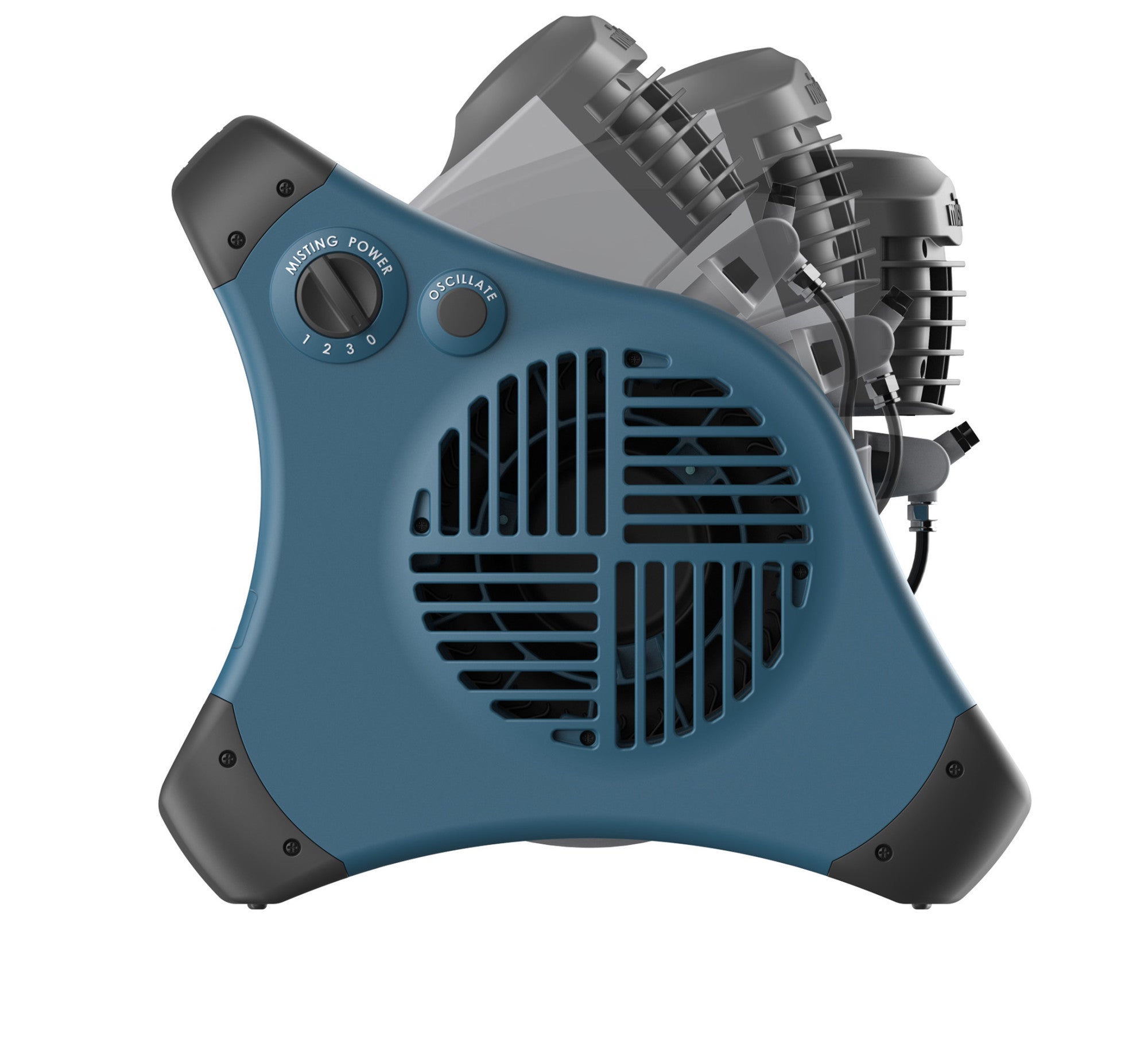 Lasko Misto 15 Outdoor Misting Fan: 3-Speed. Pivoting. Powered Louvers. Blue - Image 12