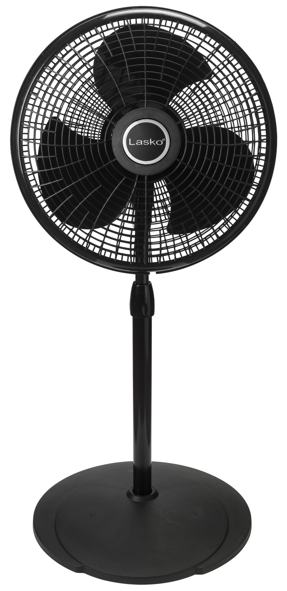 Lasko 16 Pedestal Fan: Oscillating. 3-Speed. Adjustable Height. Black - Image 7