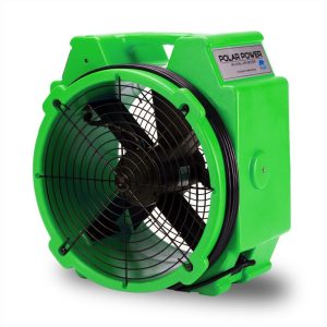 B-Air 1/4 HP Axial Air Mover & Blower Fan: 3300CFM. 2-speed. GFCI. 25' cord. green