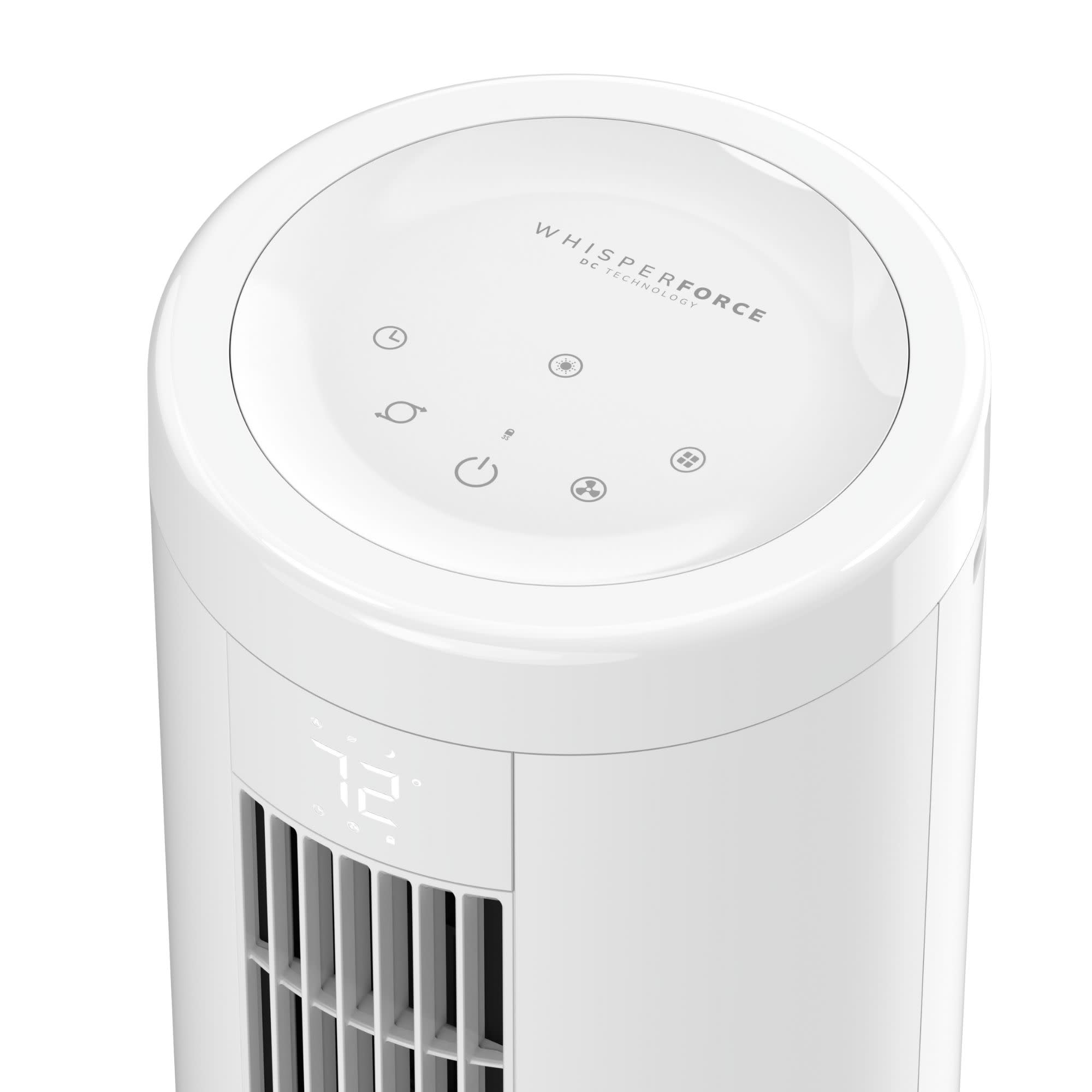Lasko Rise 54 DC Pedestal Fan: Oscillating. 8-Speed. Remote. Timer. White - Image 10