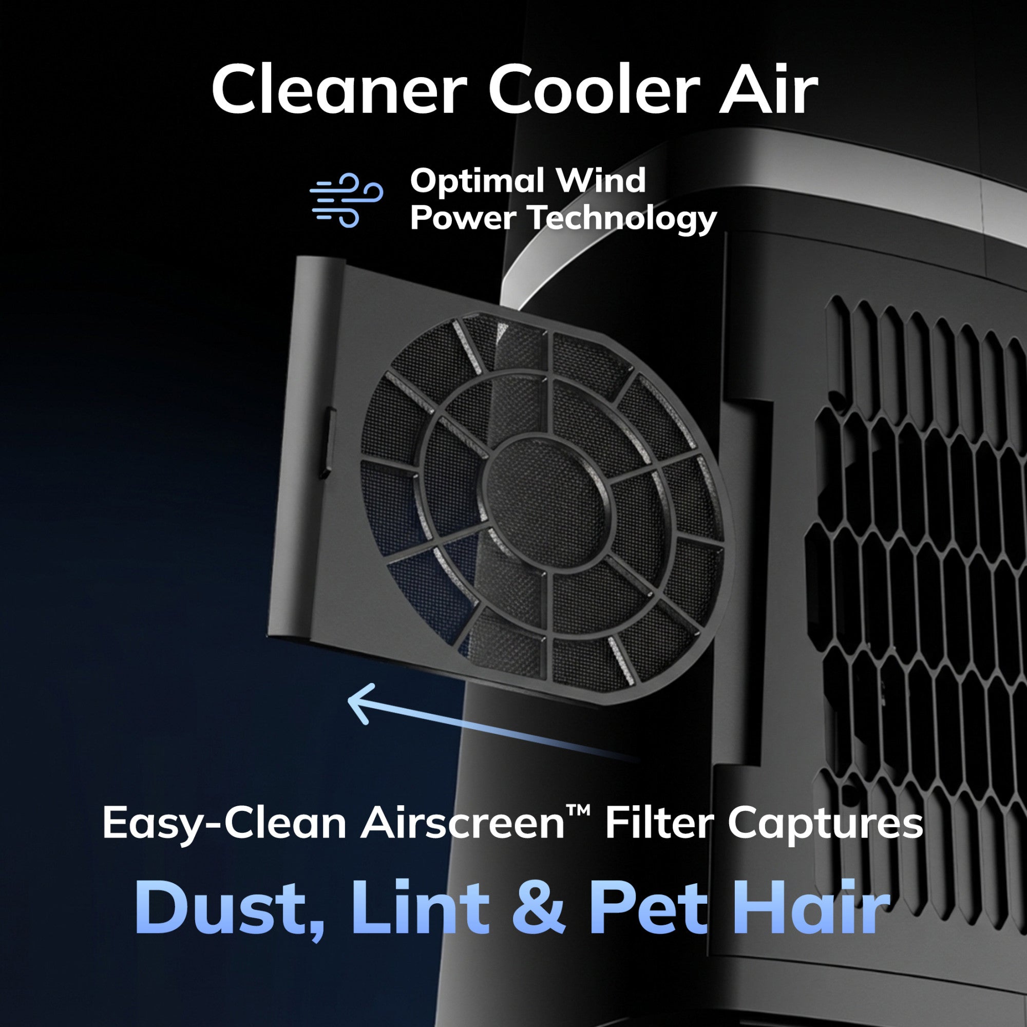 Lasko Stratus 35 DC Tower Fan: Oscillating. 12-Speed. High Velocity. Remote. Black - Image 6