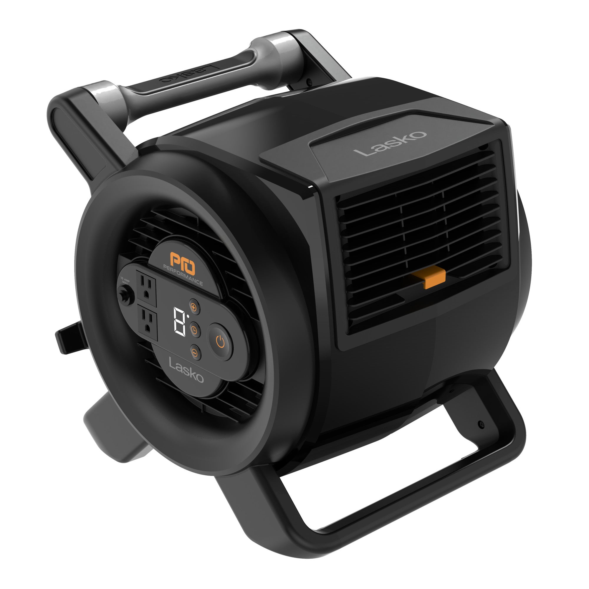 Lasko 14 DC Air Mover Blower Fan: 9-Speed. High Velocity. 2 Outlets. Pivoting. Black - Image 14