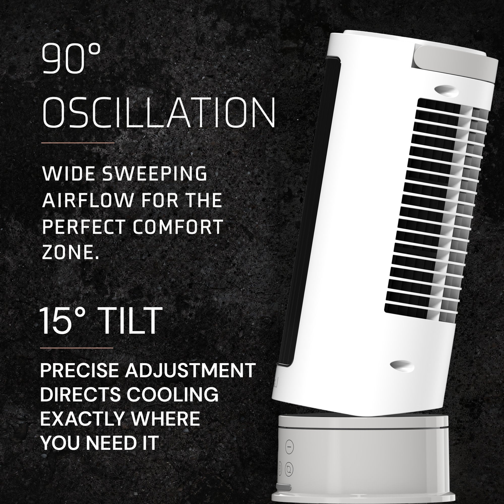 Lasko Pinnacle 15 DC Table Fan: Oscillating. 12-Speed. 15?? Tilt. Remote. White - Image 5