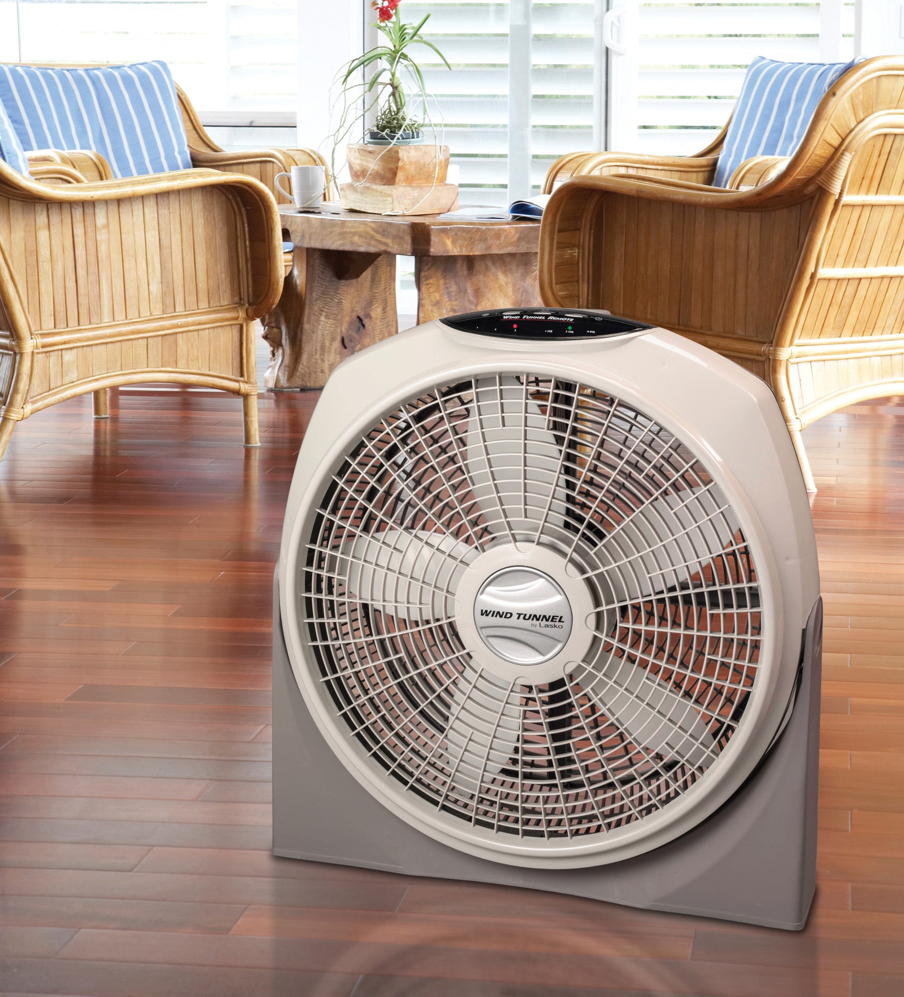Lasko 20 Air Circulator Fan: Wall Mount. 3-Speed. Remote. Timer. Tan - Image 14