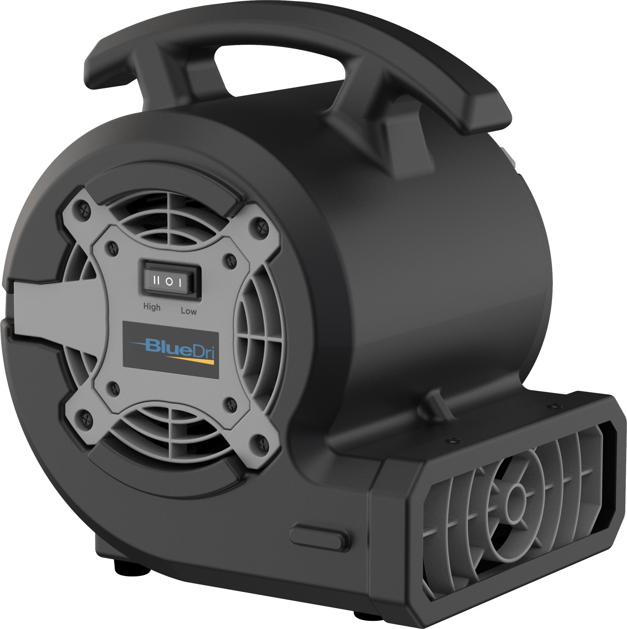 BlueDri 1/8 HP 13 Air Mover Blower Fan: 2-Speed. High Velocity. Black