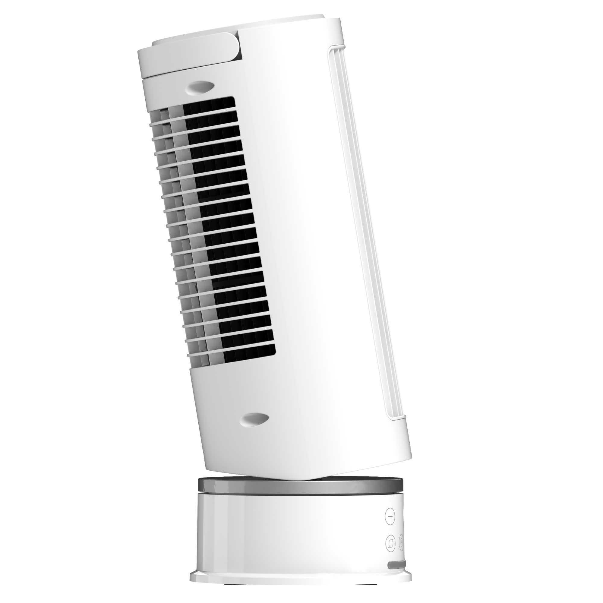 Lasko StealthBreeze 15 DC Table Fan: Oscillating. 12-Speed. 15?? Tilt. Remote. White - Image 11