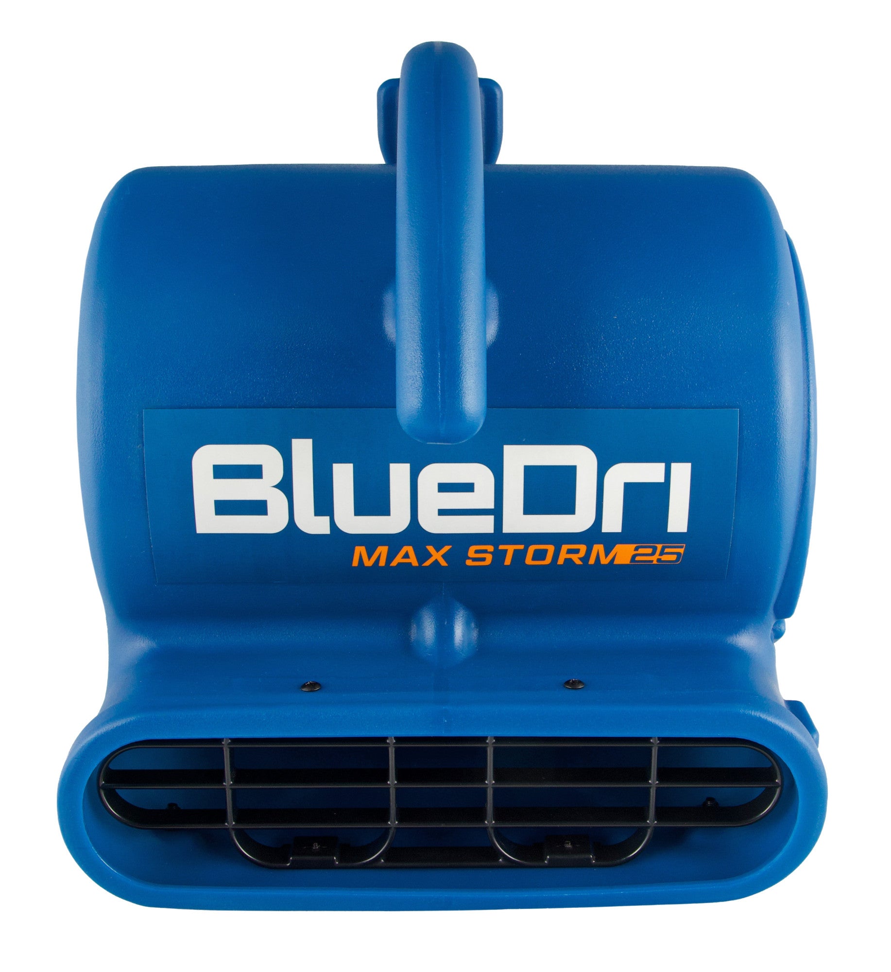 BlueDri Max Storm 25 1/4 HP 900 CFM Air Mover Blower Fan: 3-Speed. High Velocity. 2 Outlets. 3 Drying Angles. Cord Wrap. Blue - Image 7