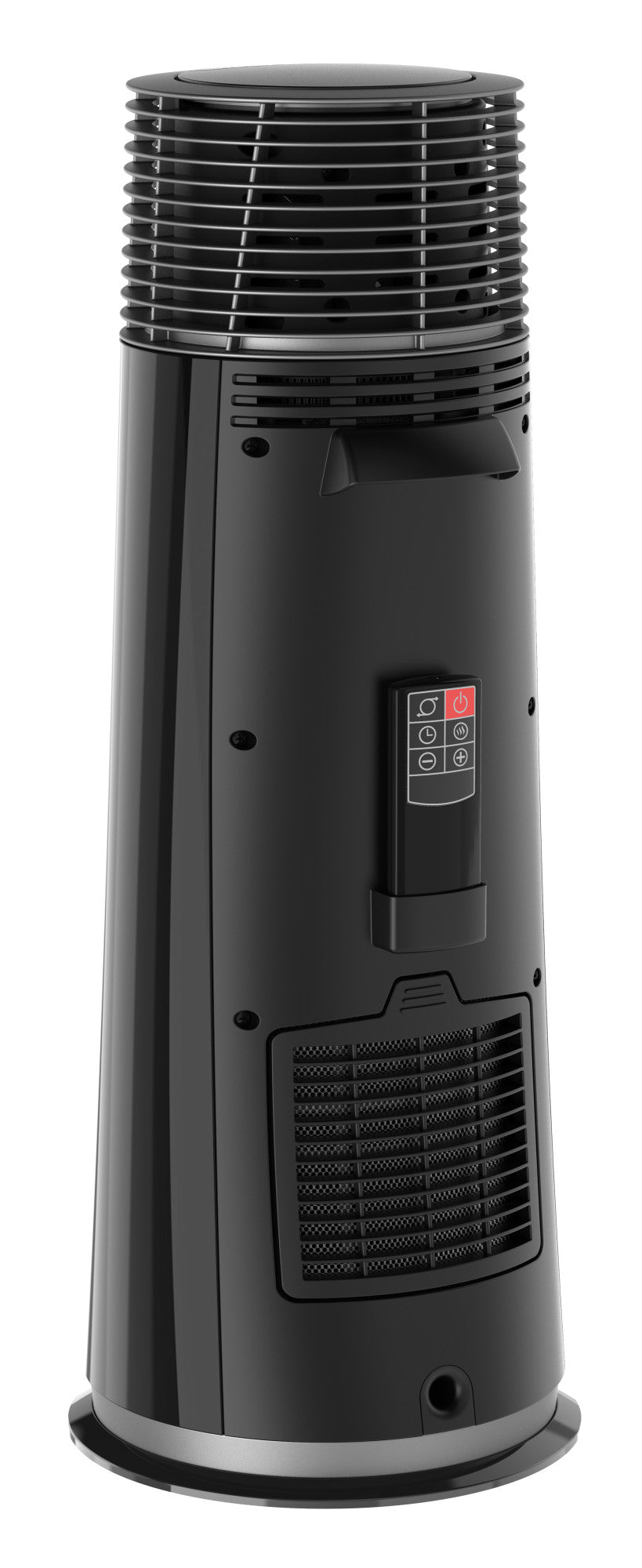 Lasko 24 Full-Circle Ceramic Tower Space Heater: Oscillating. 3 Heat Settings. Remote. Timer. Tip-Over Switch. Thermostat. Black - Image 9