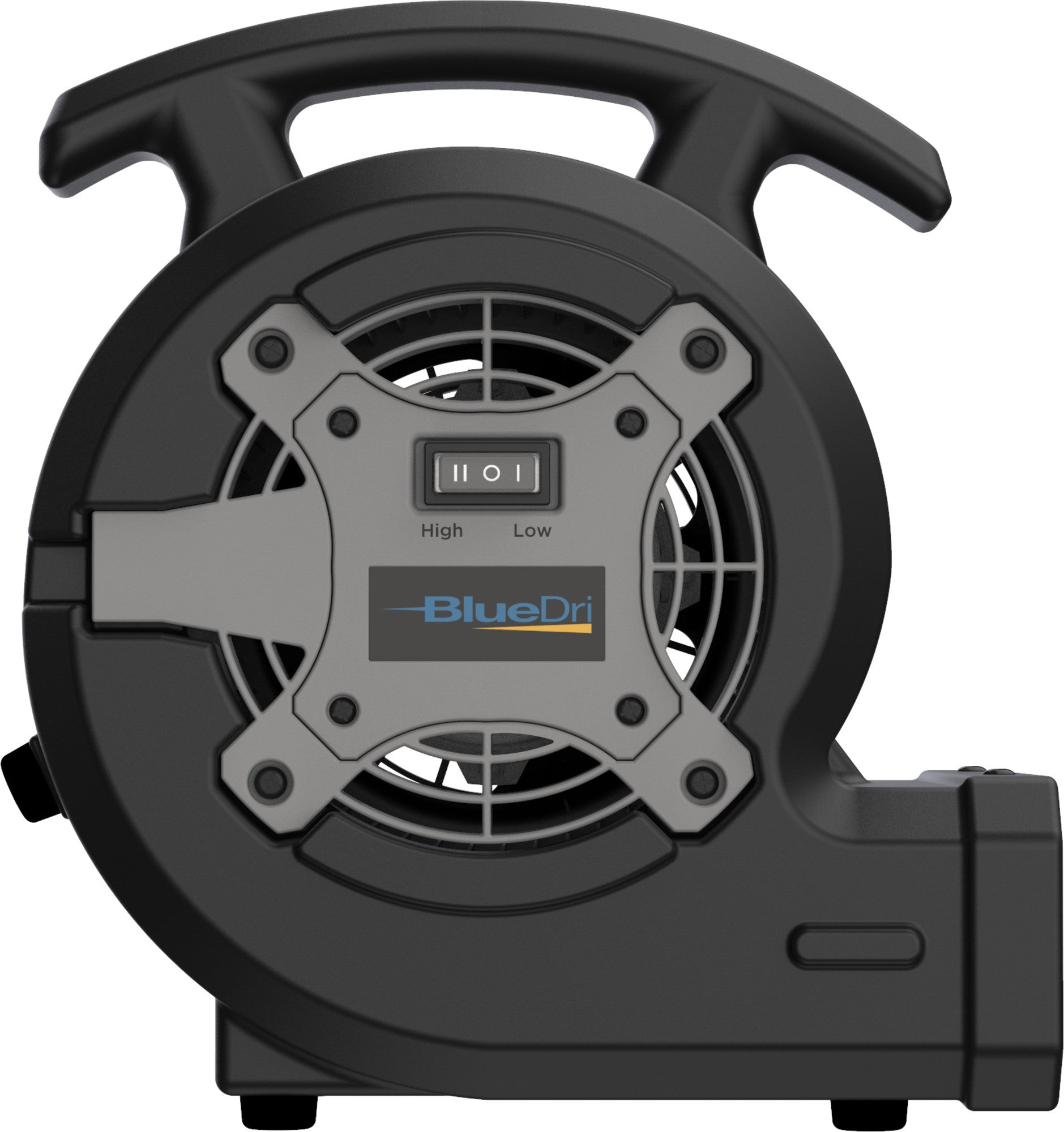 BlueDri 1/8 HP 13 Air Mover Blower Fan: 2-Speed. High Velocity. Black - Image 2