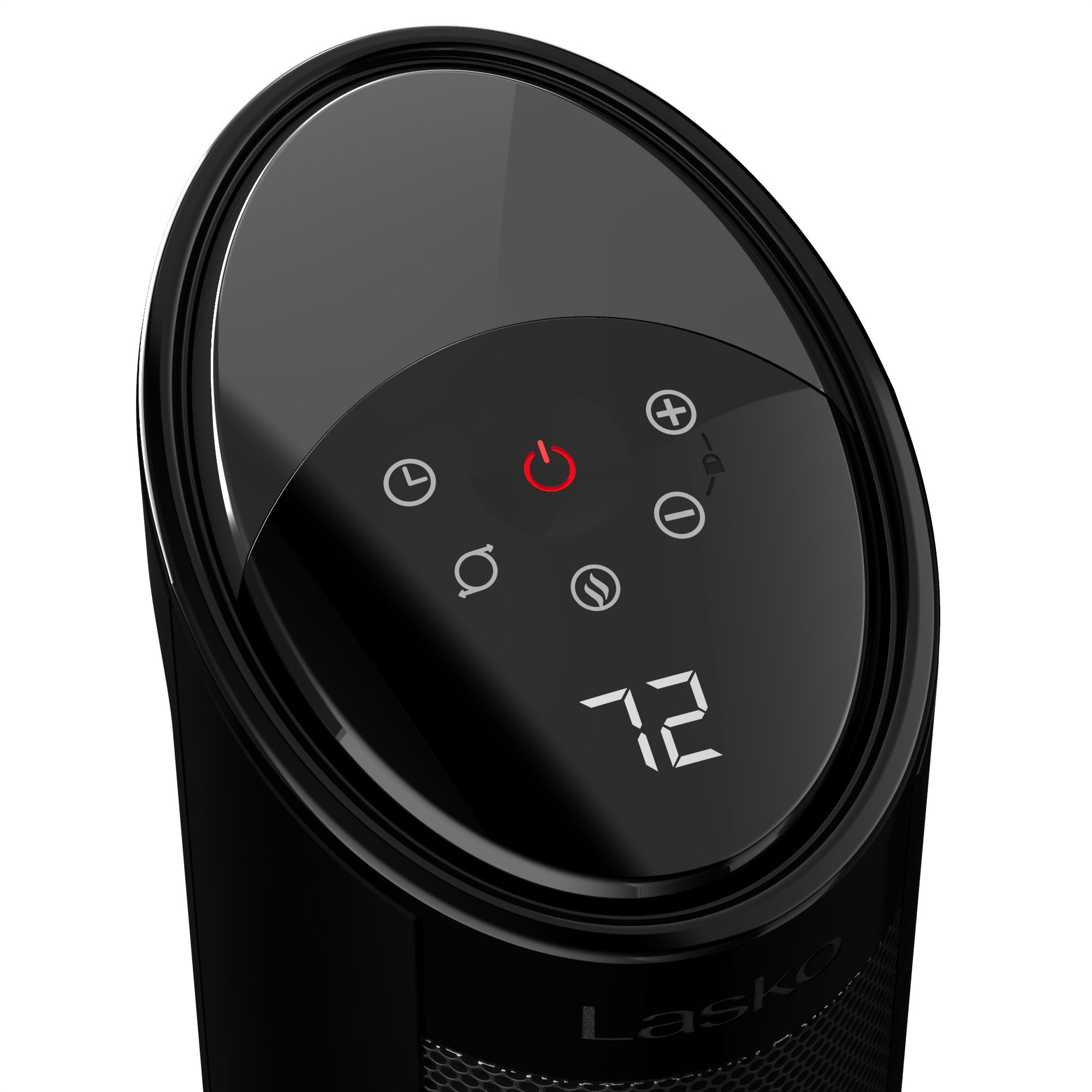 Lasko 22 Ceramic Tower Space Heater: Oscillating. 3 Heat Settings. Remote. Timer. Tip-Over Switch. Child Lock. Thermostat. Black - Image 8