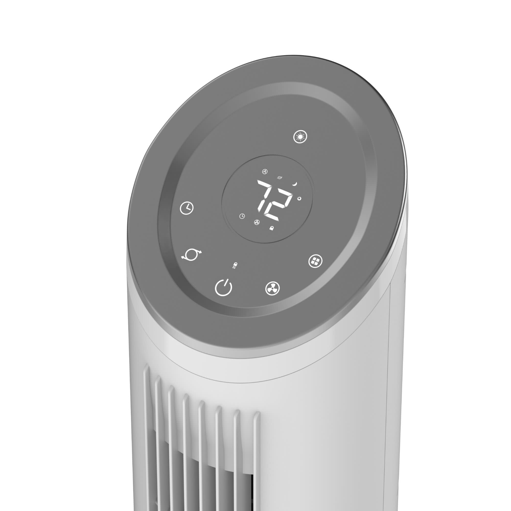 Lasko Ascend 36 Tower Fan: Oscillating. 4-Speed. Remote. Timer. Gray - Image 9