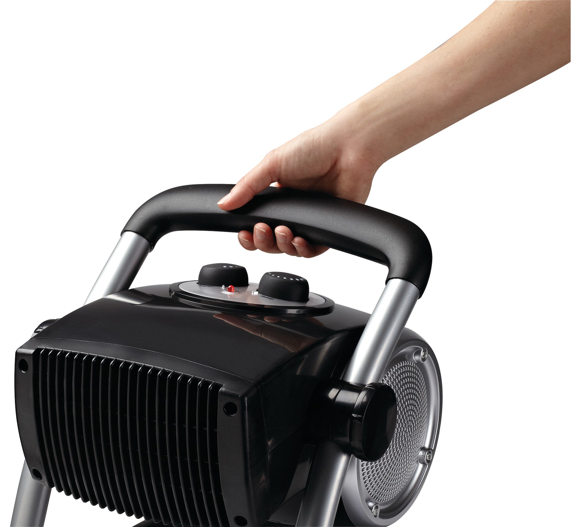 Lasko 12 Ceramic Utility Space Heater: 2 Heat Settings. Pivoting. Thermostat. Black - Image 10
