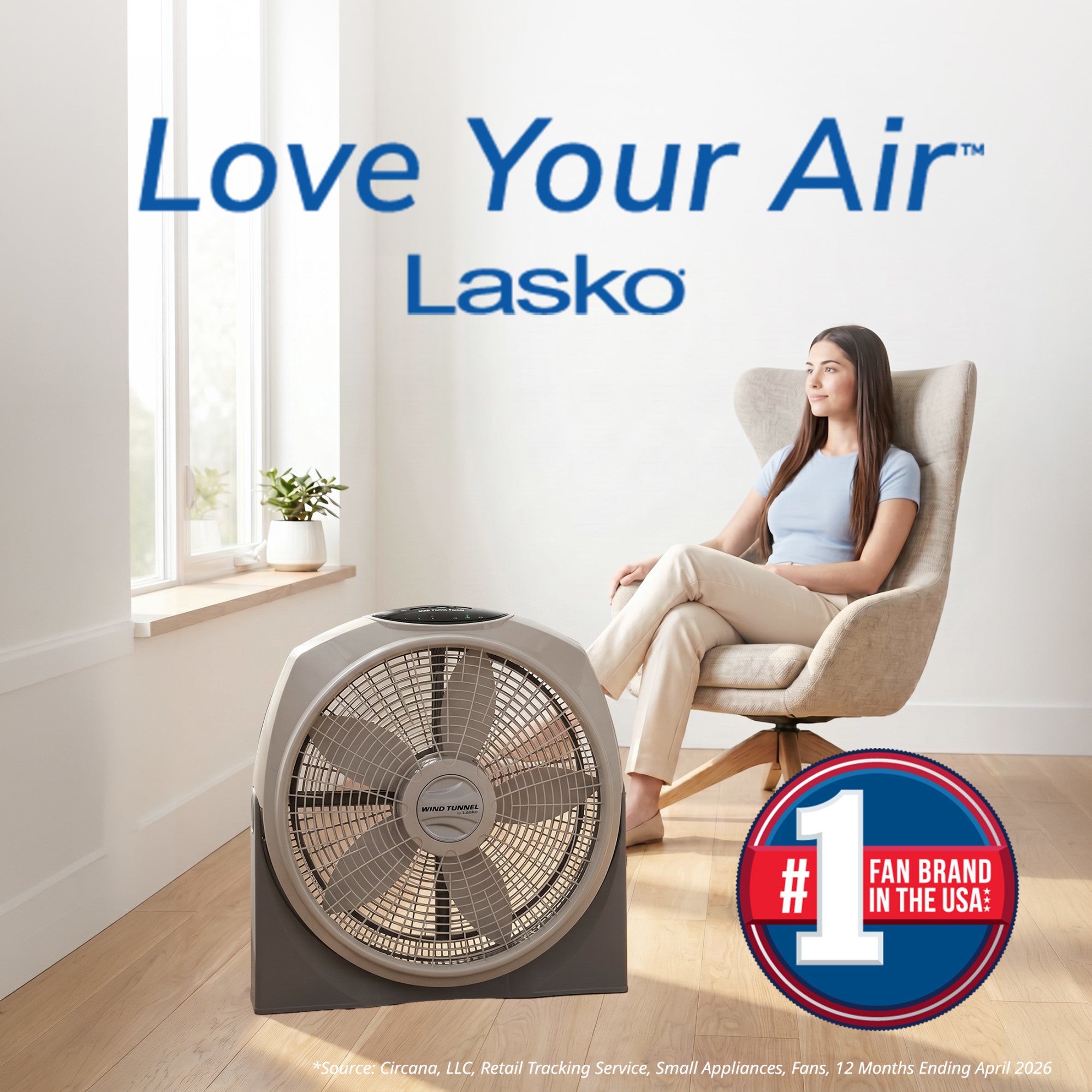 Lasko 20 Air Circulator Fan: Wall Mount. 3-Speed. Remote. Timer. Tan - Image 8