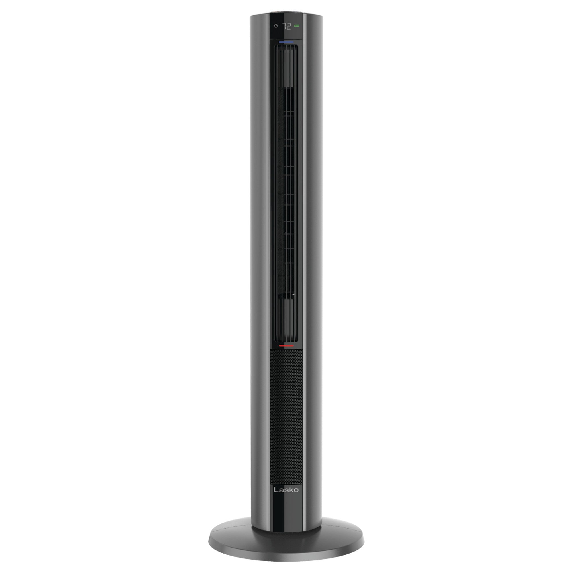 Lasko DUO Comfort 42 DC Tower Fan and Ceramic Space Heater: Oscillating. 3 Heat Settings. 8 Fan Speeds. Remote. Timer. Tip-Over Switch. Child Lock. Gray - Image 9