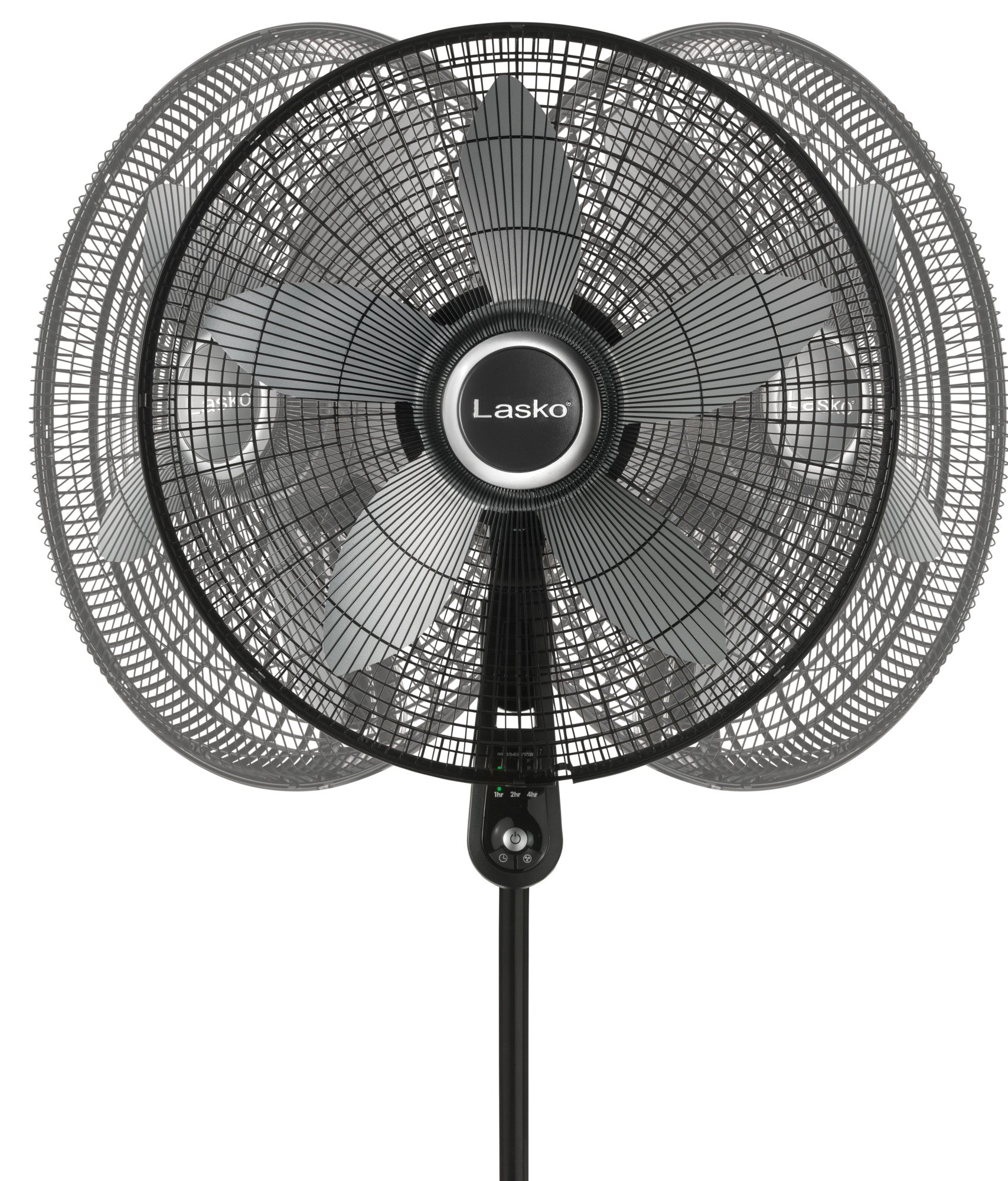 Lasko 20 Pedestal Fan: Oscillating. 4-Speed. Remote. Timer. Black - Image 12