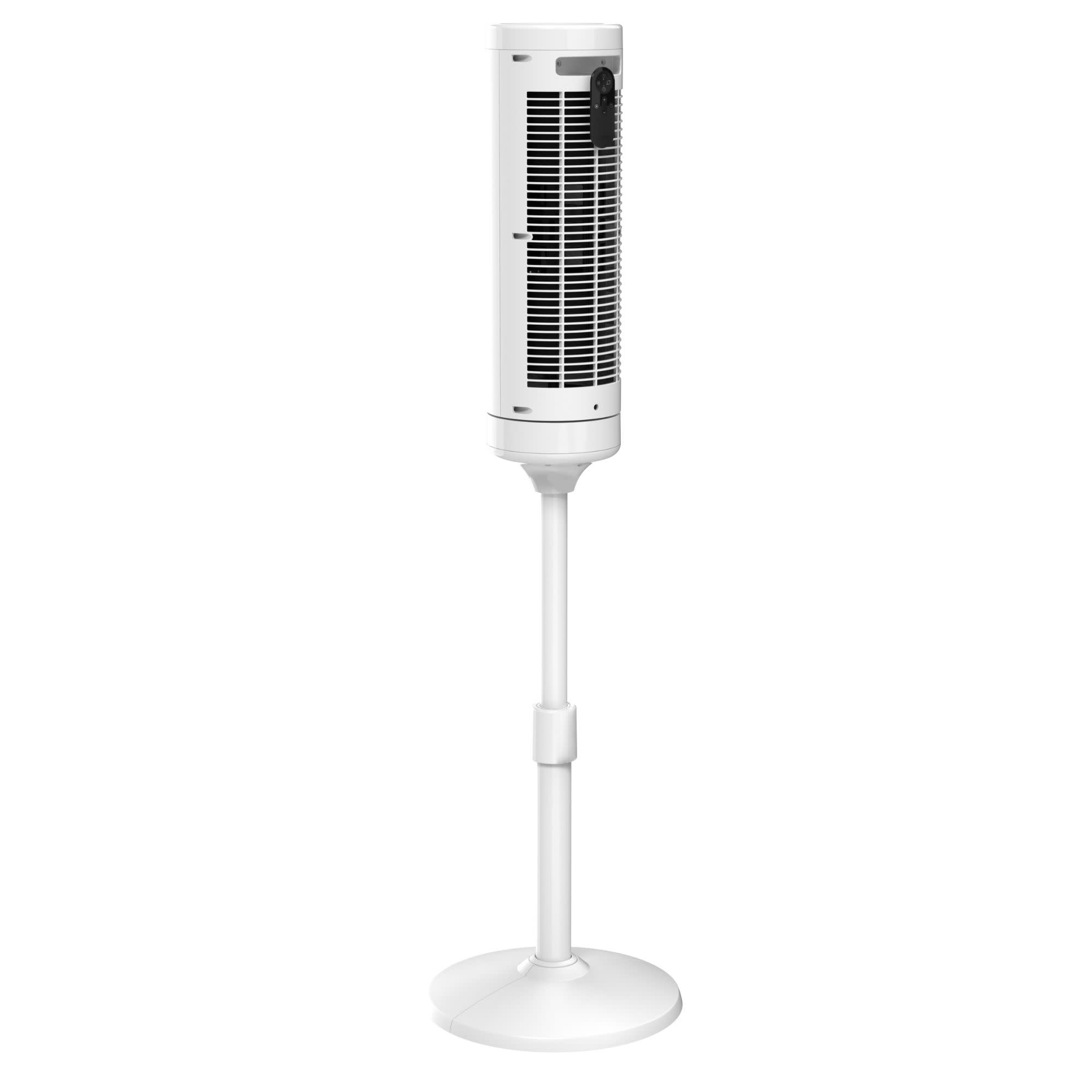 Lasko Rise 54 DC Pedestal Fan: Oscillating. 8-Speed. Remote. Timer. White - Image 14