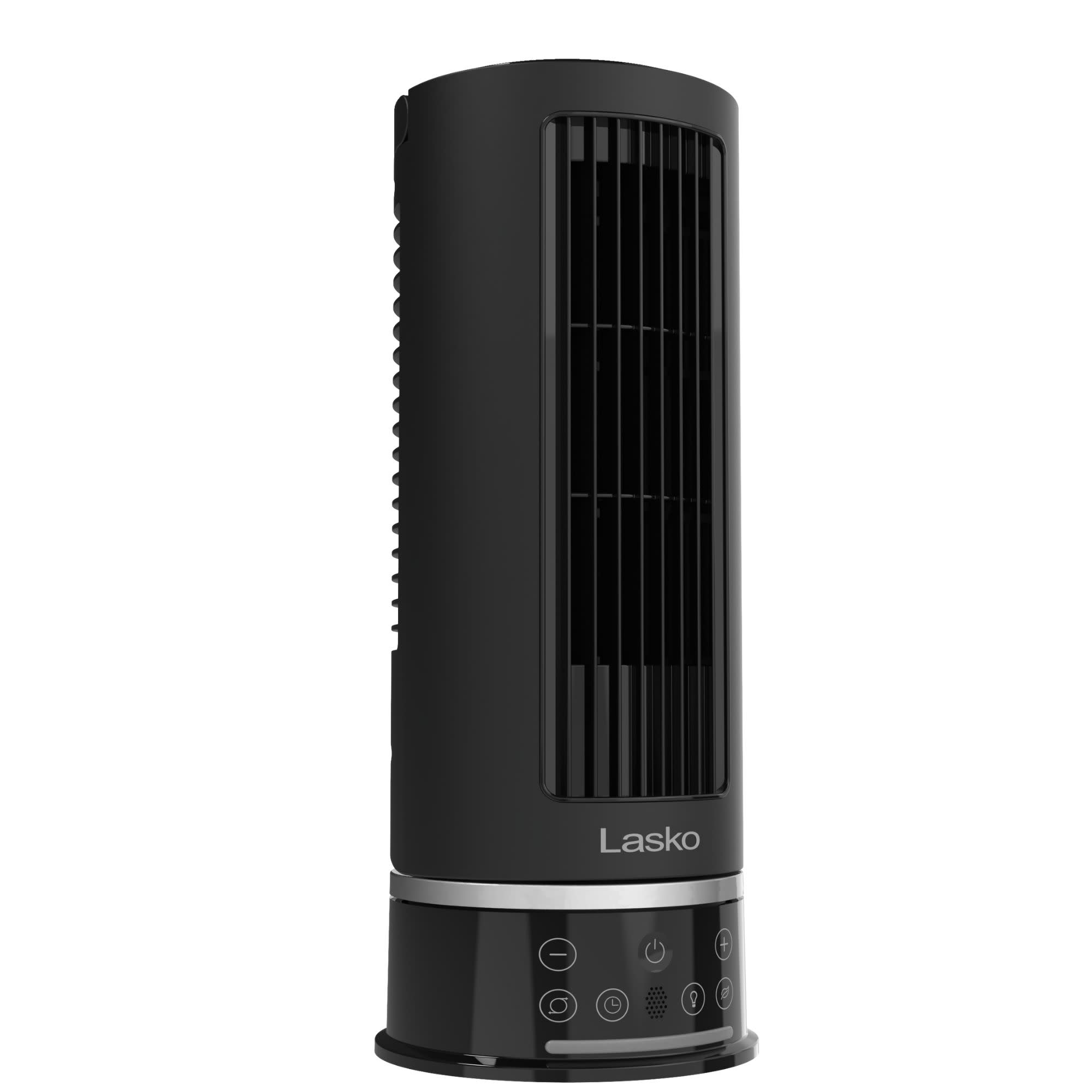 Lasko StealthBreeze 15 DC Table Fan: Oscillating. 12-Speed. 15?? Tilt. Remote. Black - Image 11