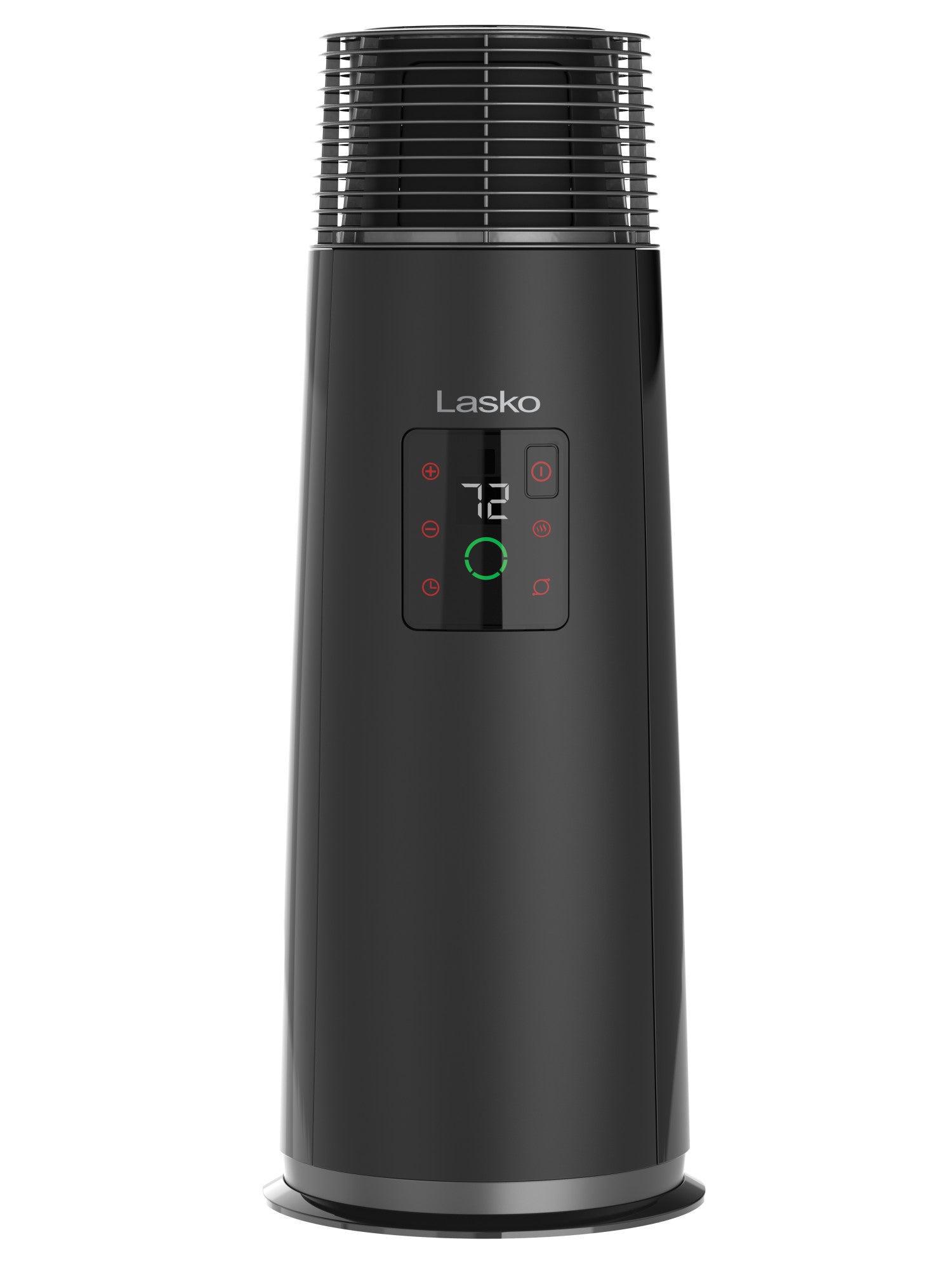 Lasko 24 Full-Circle Ceramic Tower Space Heater: Oscillating. 3 Heat Settings. Remote. Timer. Tip-Over Switch. Thermostat. Black - Image 7