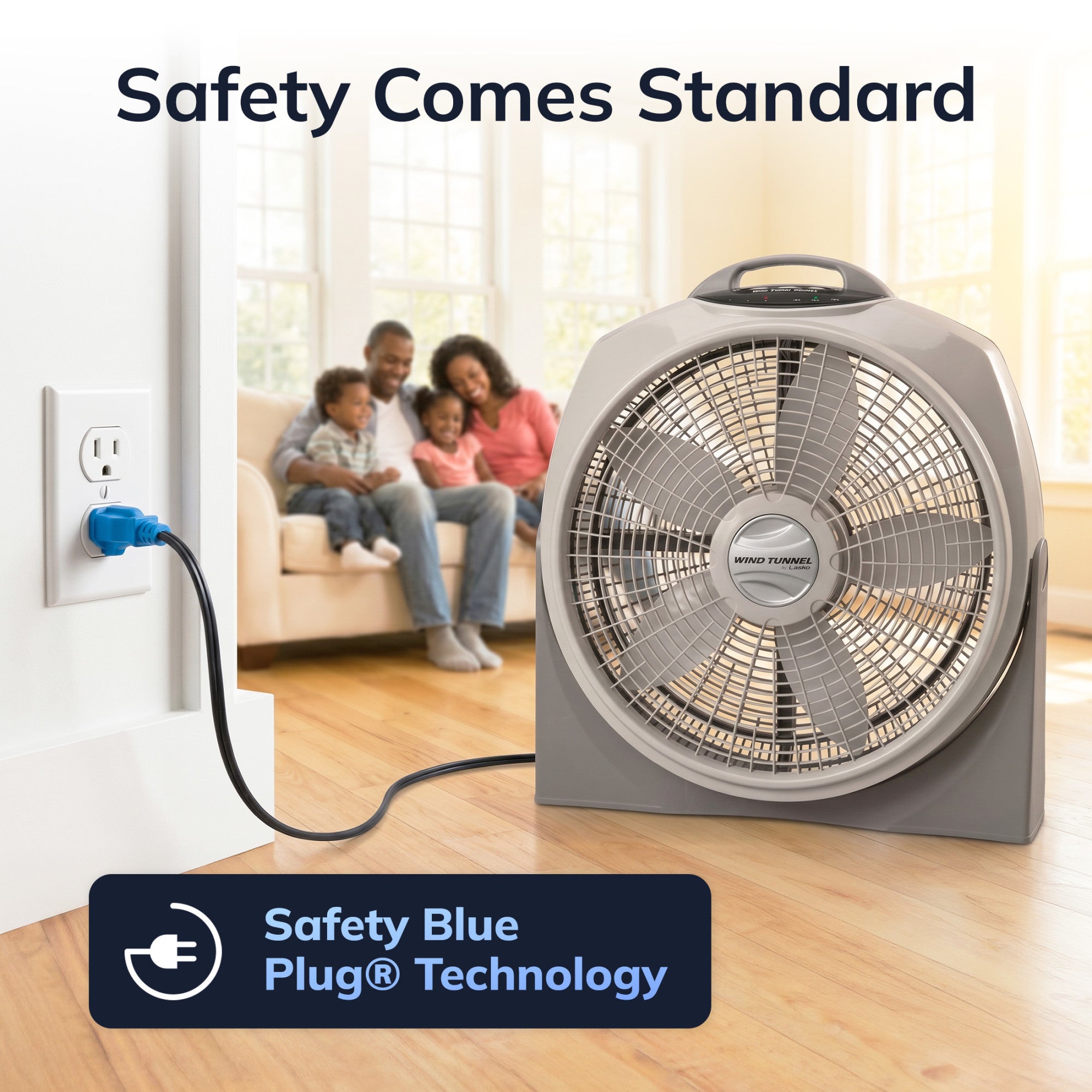 Lasko 20 Air Circulator Fan: Wall Mount. 3-Speed. Remote. Timer. Tan - Image 5