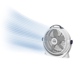 Lasko Wind Machine 20 Air Circulator Fan: 3-Speed. 360?? Directional Airflow. Gray