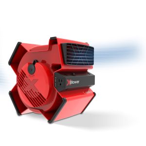 Lasko X-Blower 11 Air Mover Blower Fan: 3-Speed. High Velocity. 1 Outlet. Red
