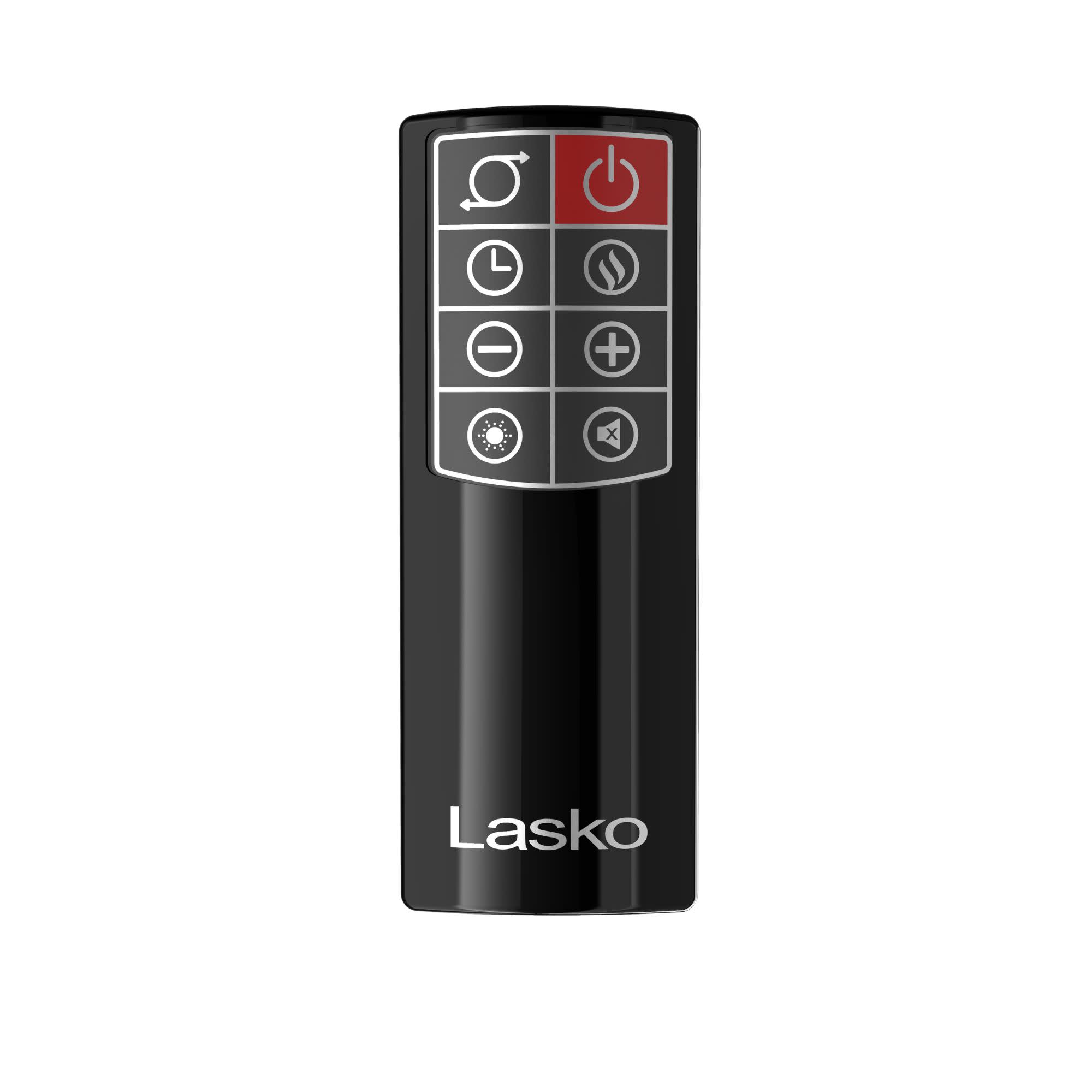 Lasko 22 Ceramic Tower Space Heater: Oscillating. 3 Heat Settings. Remote. Timer. Tip-Over Switch. Child Lock. Thermostat. Black - Image 11