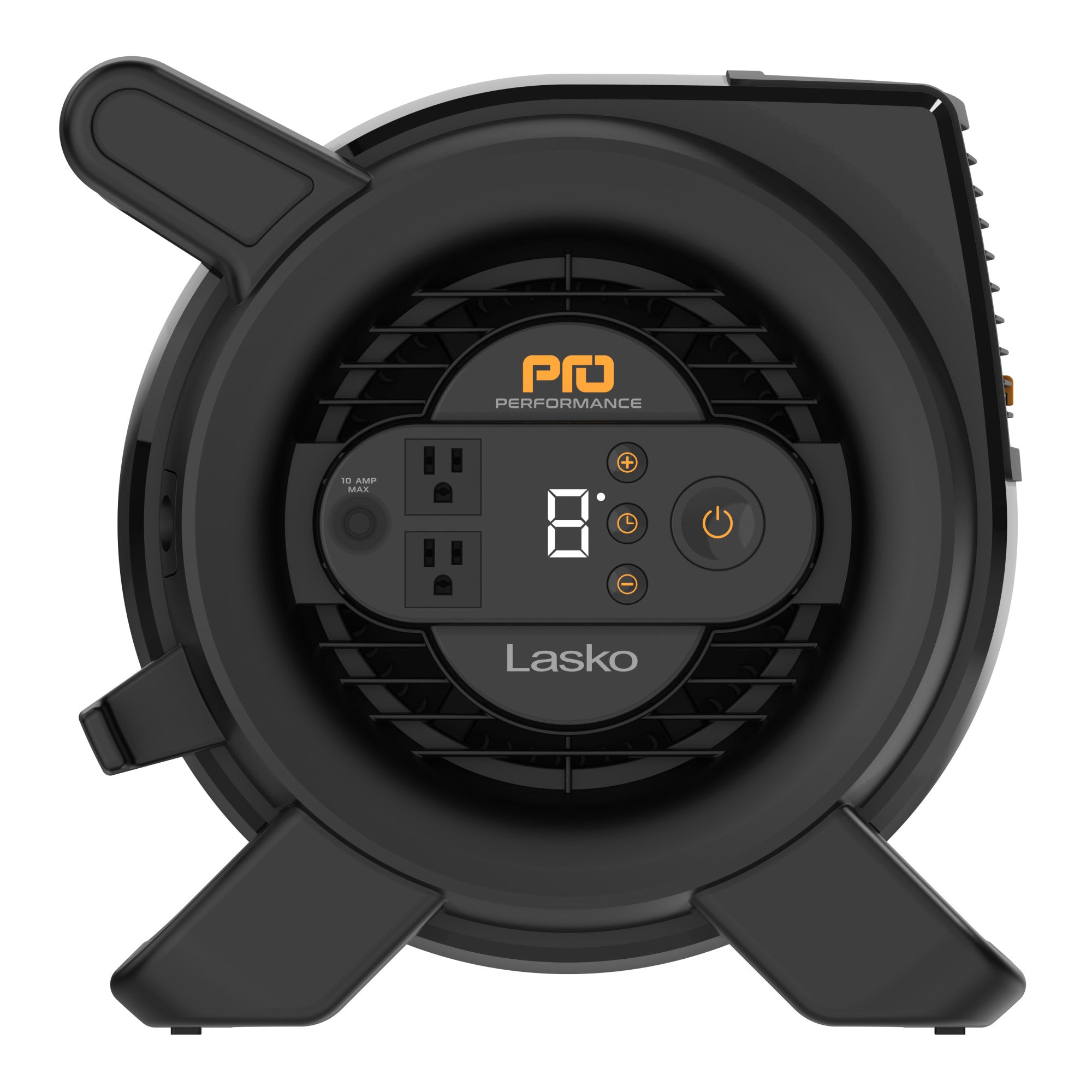 Lasko 14 DC Air Mover Blower Fan: 9-Speed. High Velocity. 2 Outlets. Pivoting. Black - Image 11