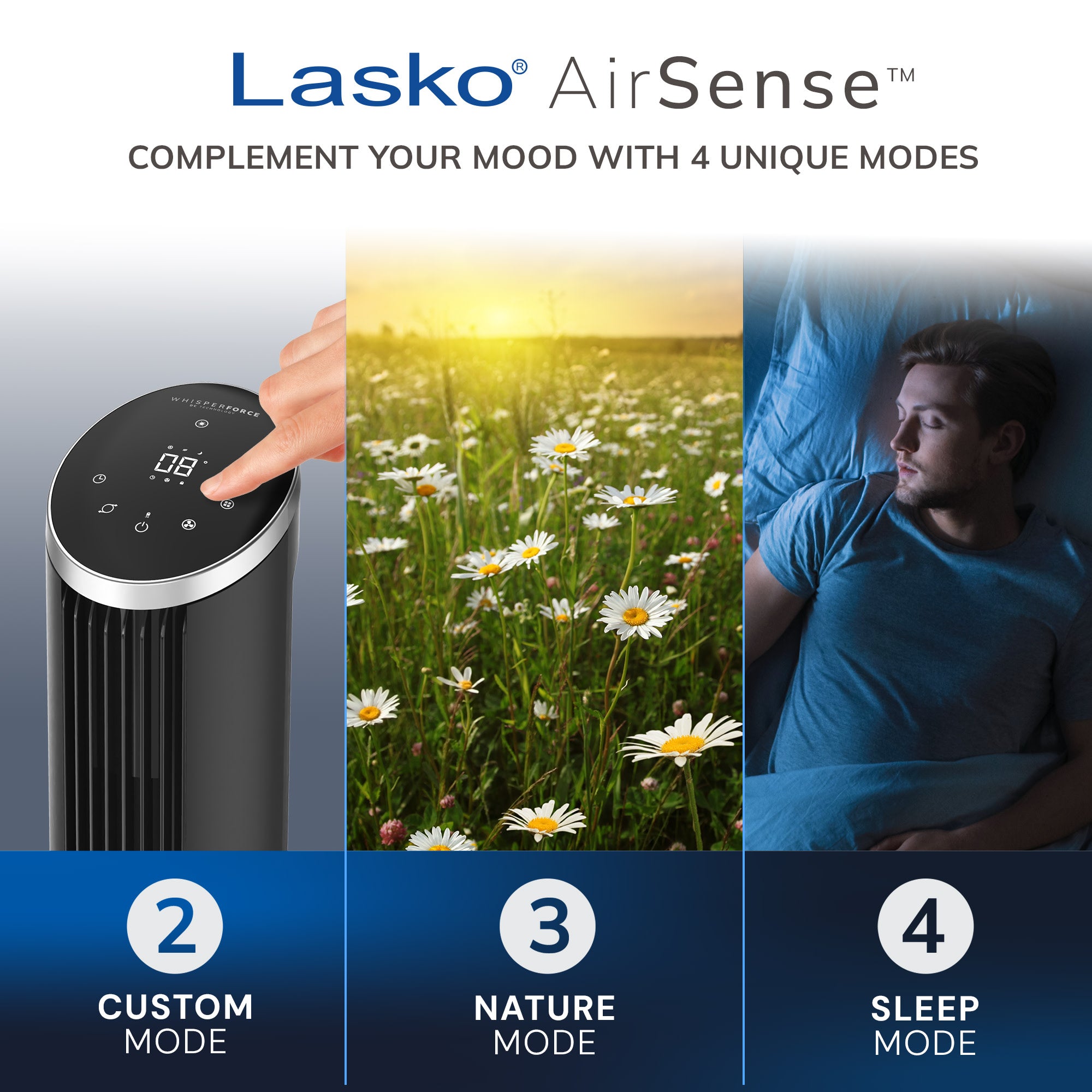 Lasko 42 DC Tower Fan: Oscillating. 12-Speed. Remote. Timer. Black - Image 5