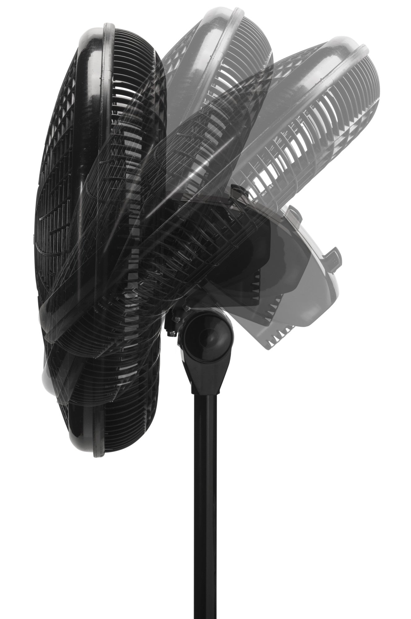 Lasko 16 Pedestal Fan: Oscillating. 3-Speed. Adjustable Height. Black - Image 5