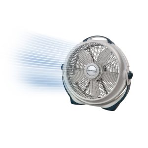 Lasko Wind Machine 20 Air Circulator Fan: 3-Speed. Pivoting. Gray