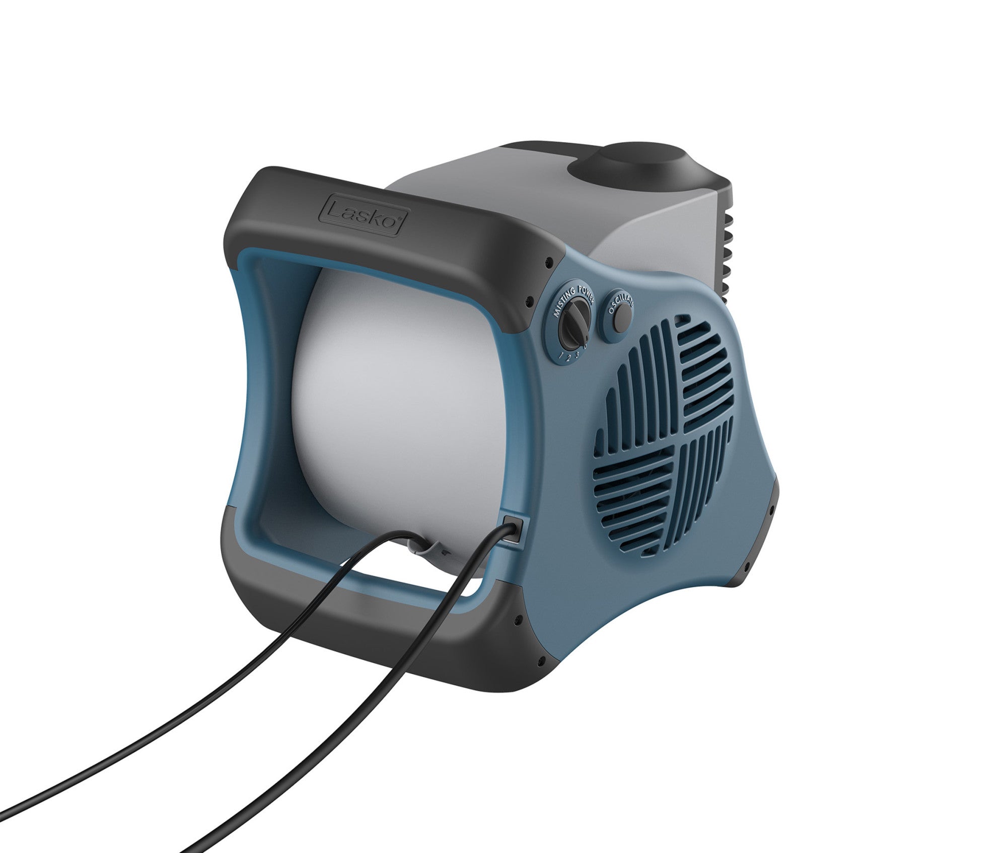 Lasko Misto 15 Outdoor Misting Fan: 3-Speed. Pivoting. Powered Louvers. Blue - Image 11