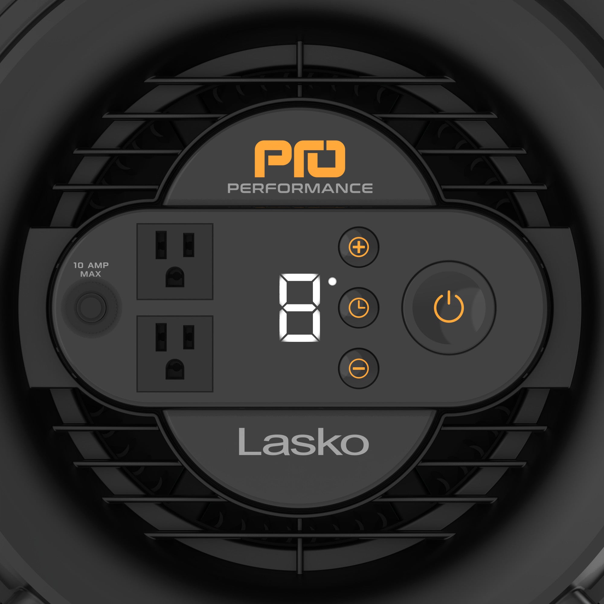 Lasko 14 DC Air Mover Blower Fan: 9-Speed. High Velocity. 2 Outlets. Pivoting. Black - Image 10