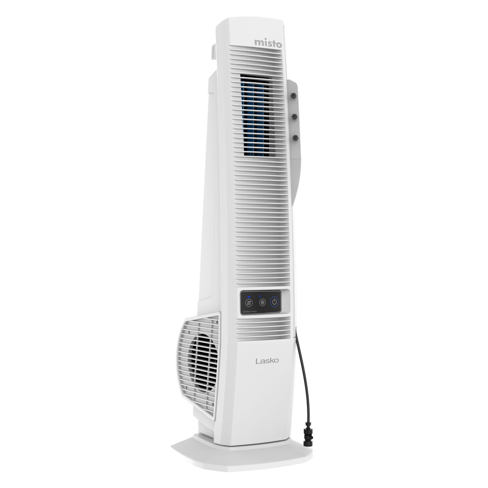 Lasko Misto 42 Outdoor Misting Tower Fan: Oscillating. 4-Speed. White - Image 12