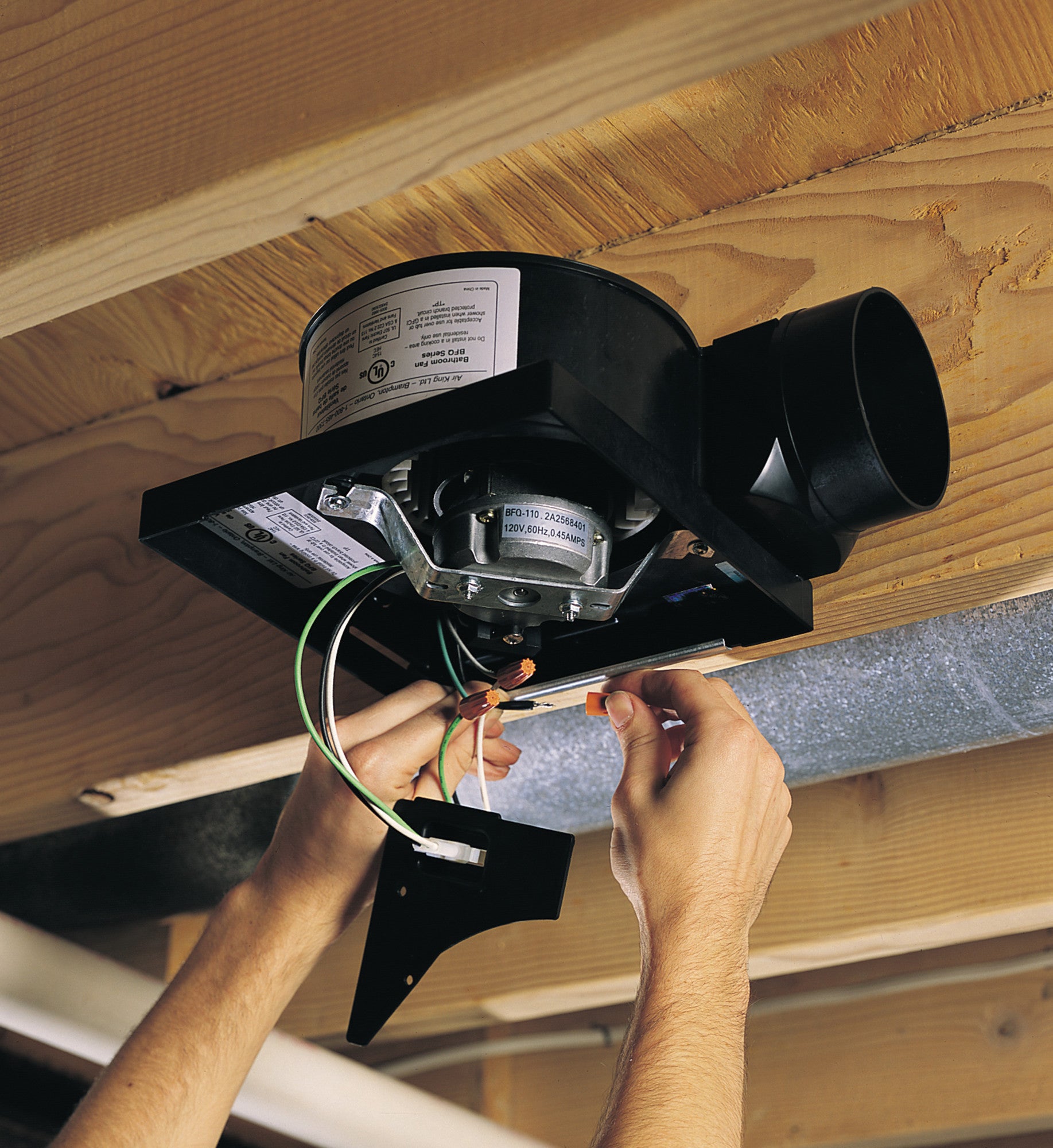 Air King 50 CFM Snap-In Exhaust Fan (ENERGY STAR Certified. ceiling mounted. light. white) - Image 13