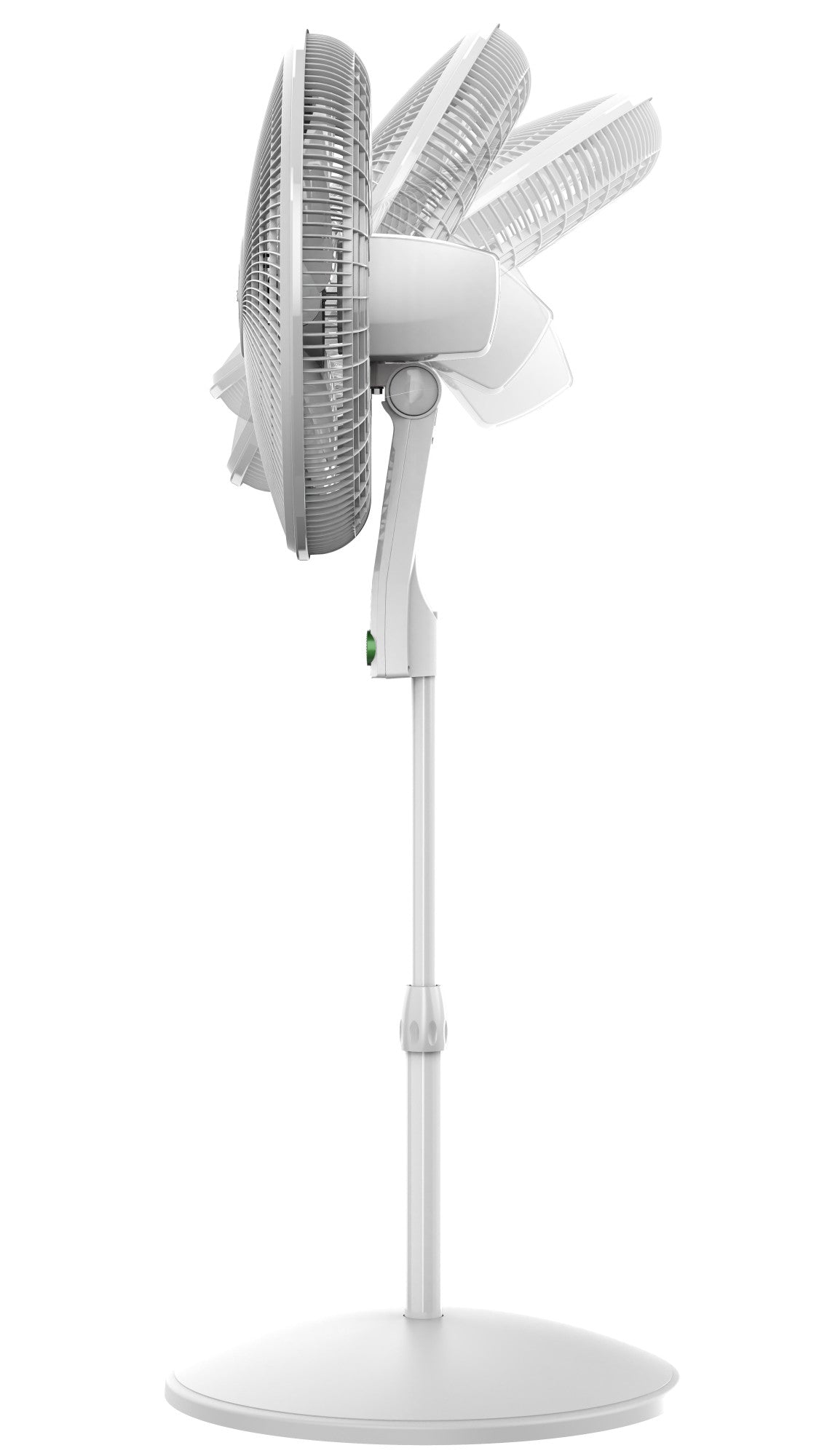 Lasko EcoQuiet 18 DC Pedestal Fan: Oscillating. 12-Speed. Remote. White - Image 11