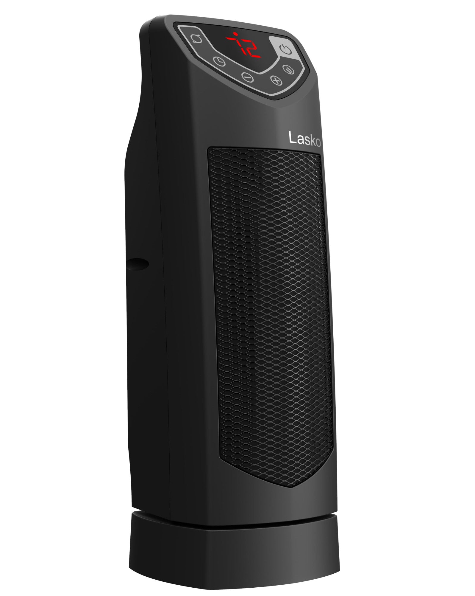 Lasko 14 Ceramic Tower Space Heater: Oscillating. 2 Heat Settings. Timer. Thermostat. Black