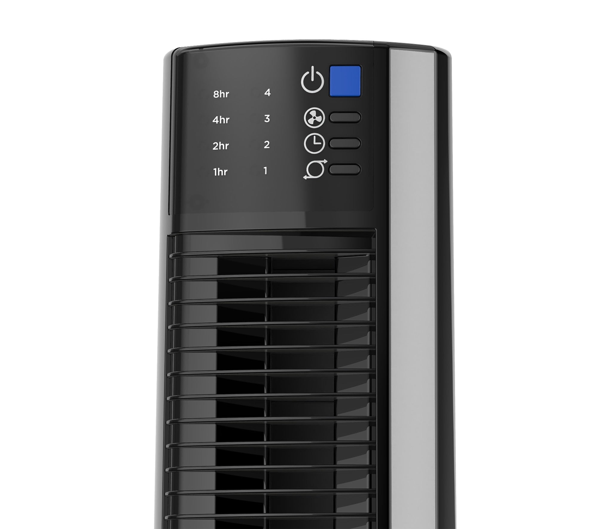 Lasko 38 Hybrid Tower Fan: Oscillating. 4-Speed. Remote. Timer. Black - Image 9
