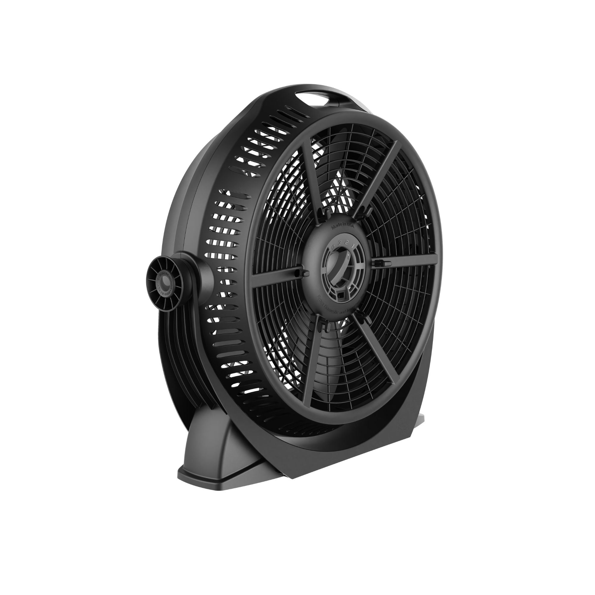Lasko Wind Machine 20 Air Circulator Fan: 3-Speed. 360° Airflow. Black - Image 11