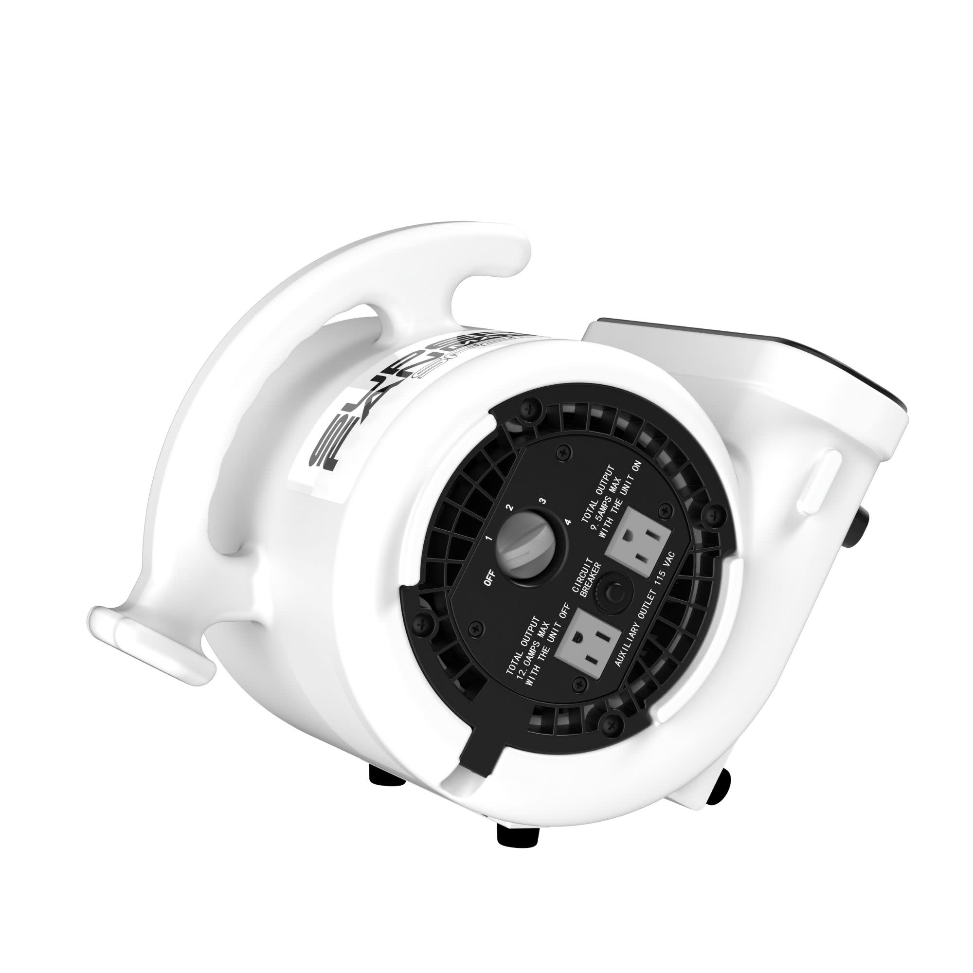 Lasko Super Fan Max 13 Air Mover Fan: 4-Speed. High Velocity. 2 Outlets. White - Image 14