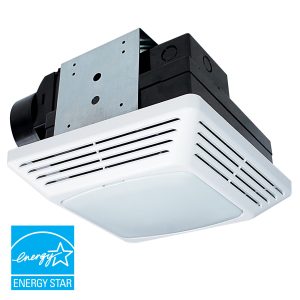 Air King 70 CFM Snap-In Exhaust Fan (ENERGY STAR® Certified. ceiling mounted. light. white)