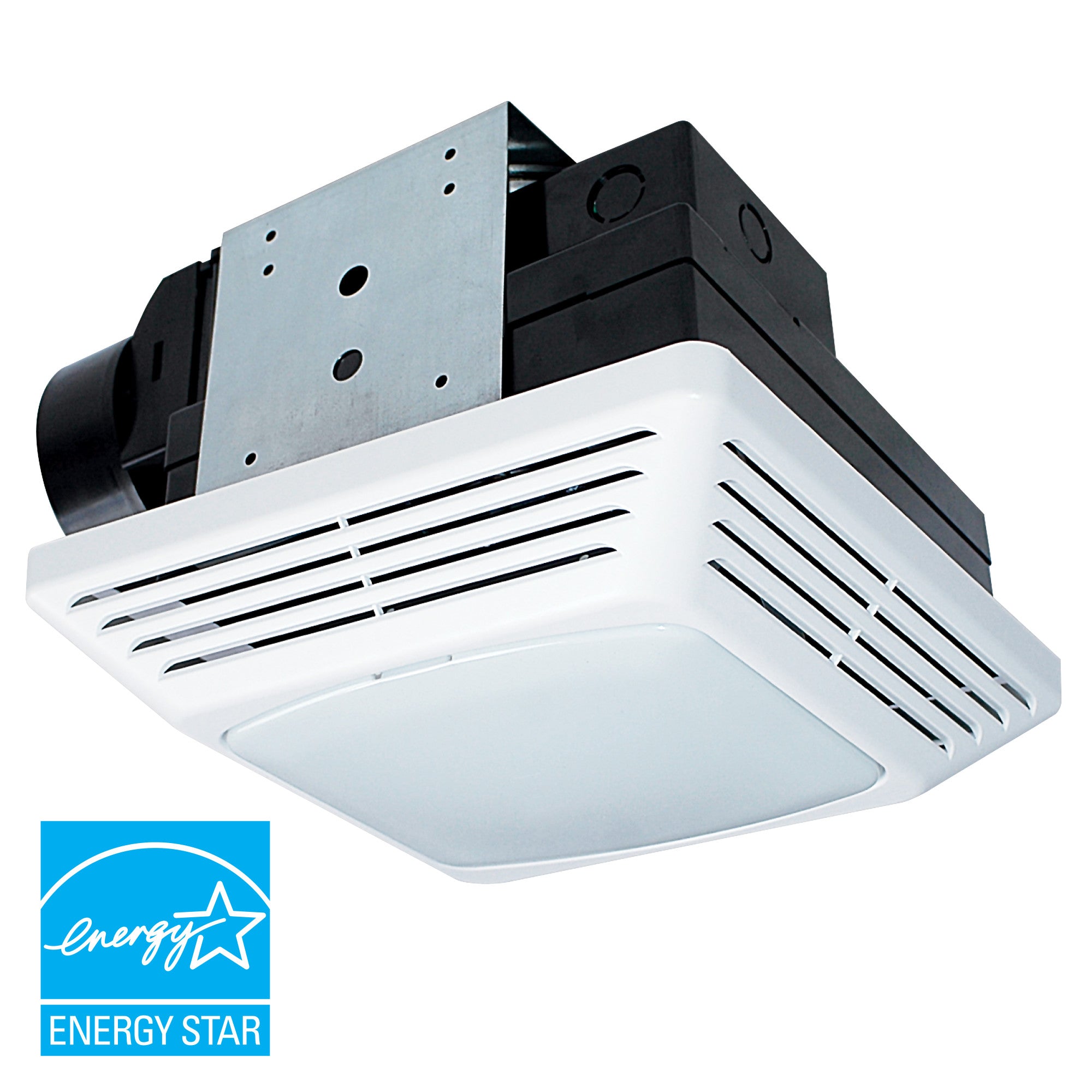Air King 70 CFM Snap-In Exhaust Fan (ENERGY STAR Certified. ceiling mounted. light. white)