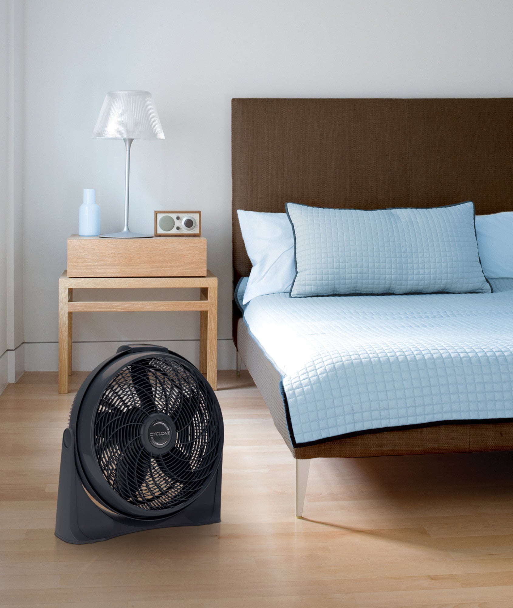 Lasko Cyclone 20 Air Circulator Fan: Wall Mount. 4-Speed. Remote. Black - Image 18