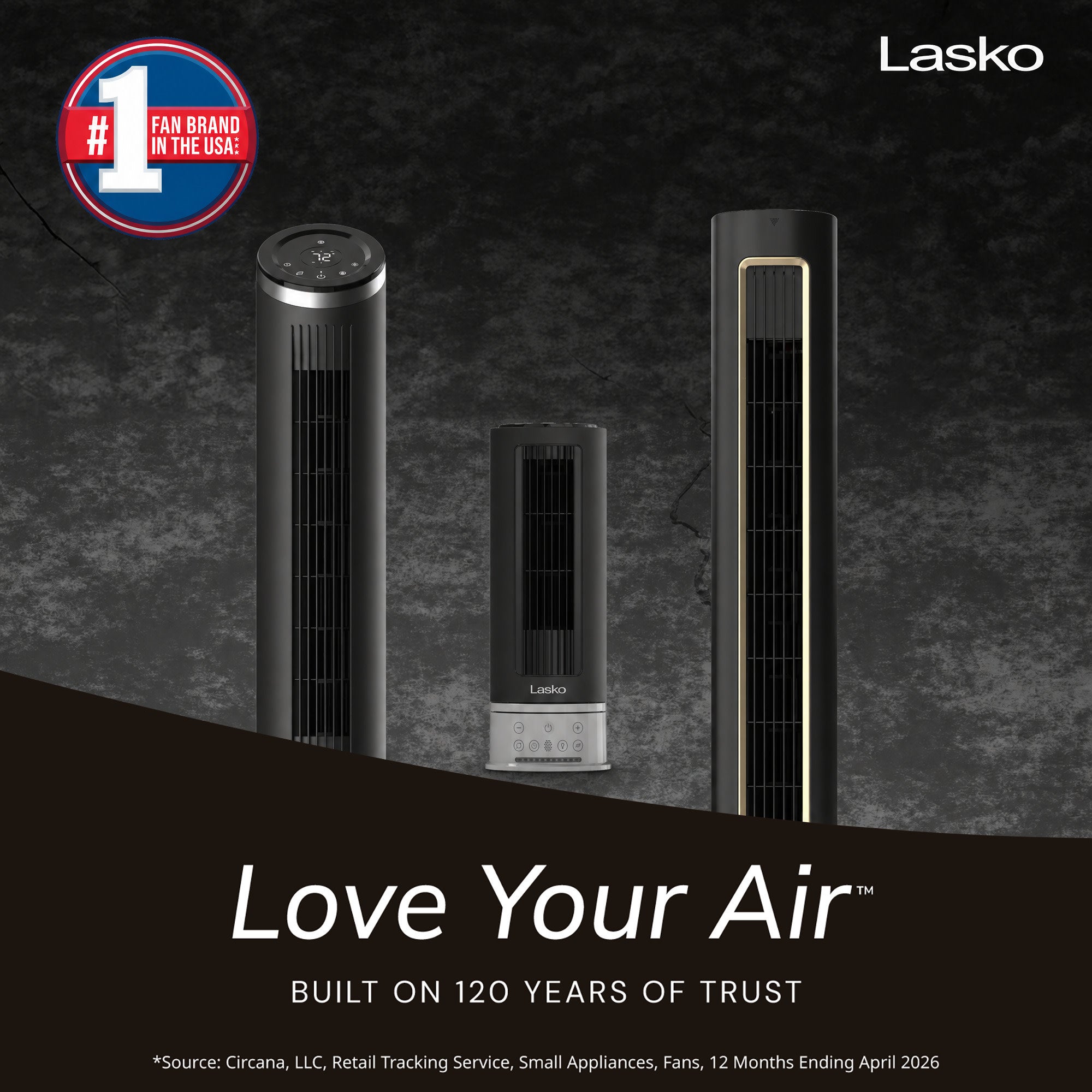 Lasko Pinnacle 15 DC Table Fan: Oscillating. 12-Speed. 15?? Tilt. Remote. Black - Image 2